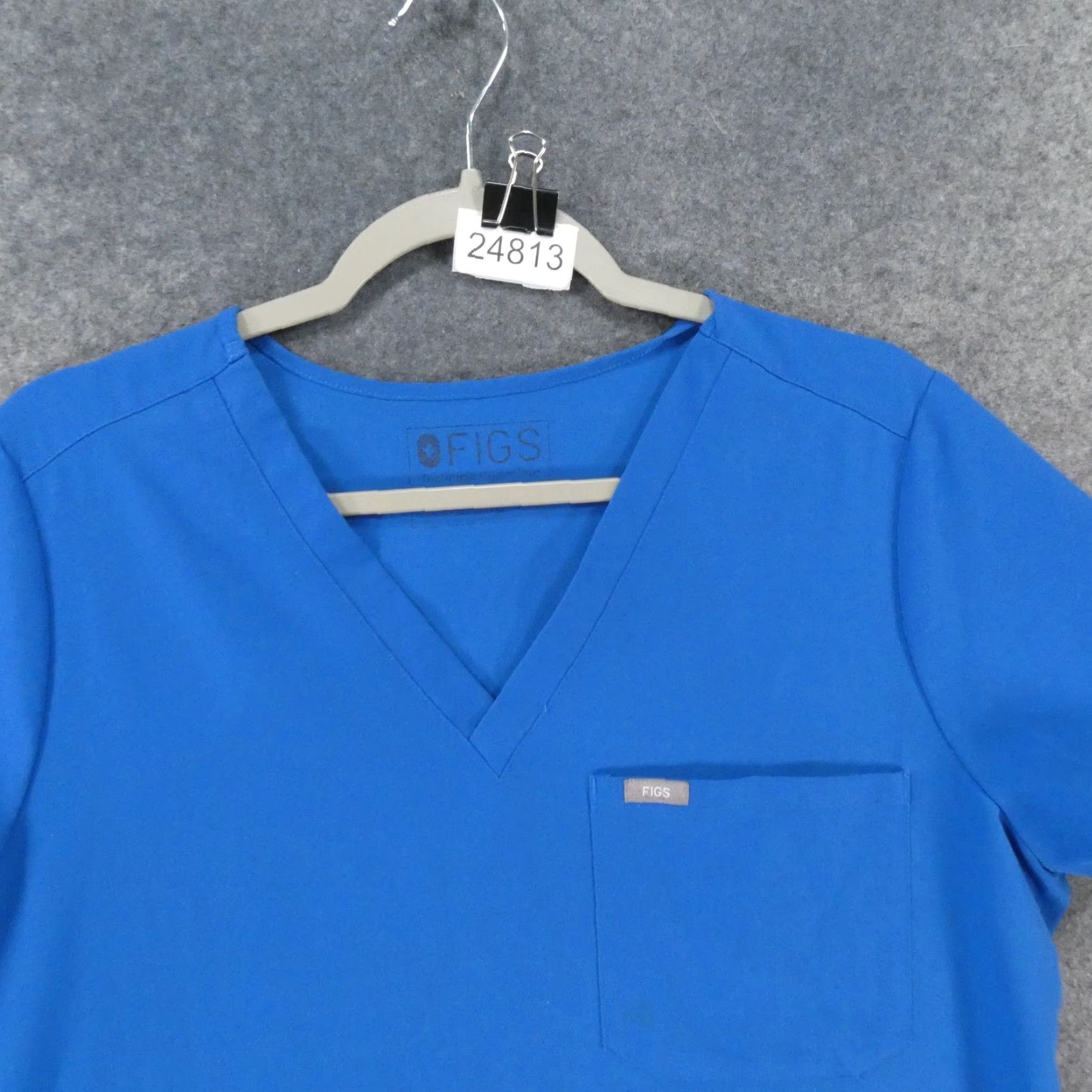 Vintage FIGS Scrub Technical Collection Top Womens Large Short Sleeve Blue Size L / US 10 / IT 46 - 2 Thumbnail