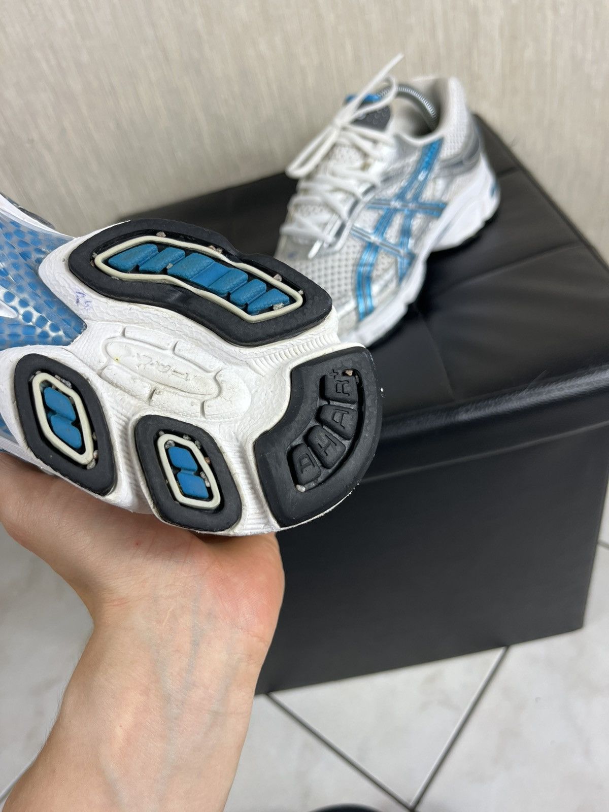 Asics × Vintage Vintage Asics Gel-Stratus 3 y2k mesh silver sneakers shoes Size US 9.5 / EU 42-43 - 21 Thumbnail