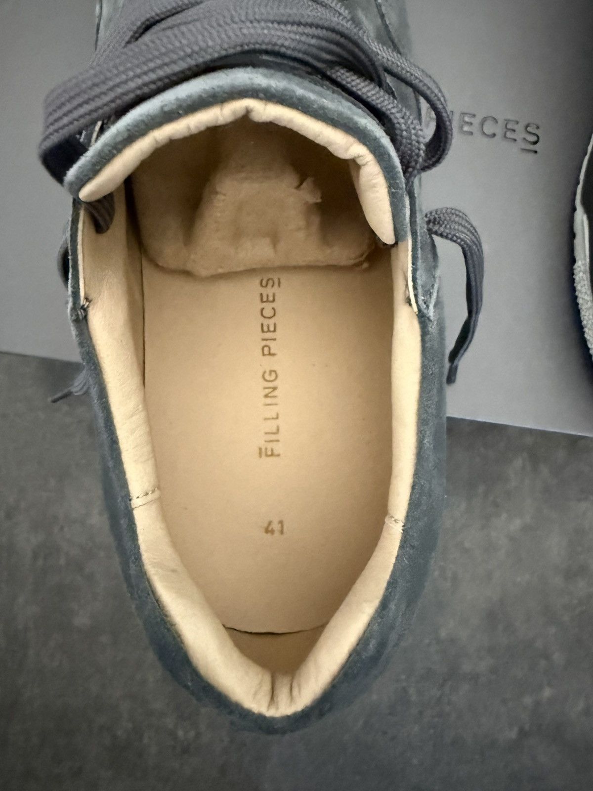 Filling Pieces Filling Pieces Curb Era Navy Suede EU 41 Size US 7.5 / EU 40-41 - 7 Thumbnail