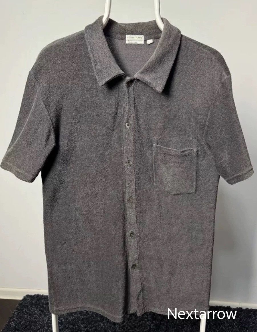 Helmut Lang Helmut Lang Vintage 98ss Short sleeved Shirt2412-Nextarrow Size US L / EU 52-54 / 3 - 1 Thumbnail