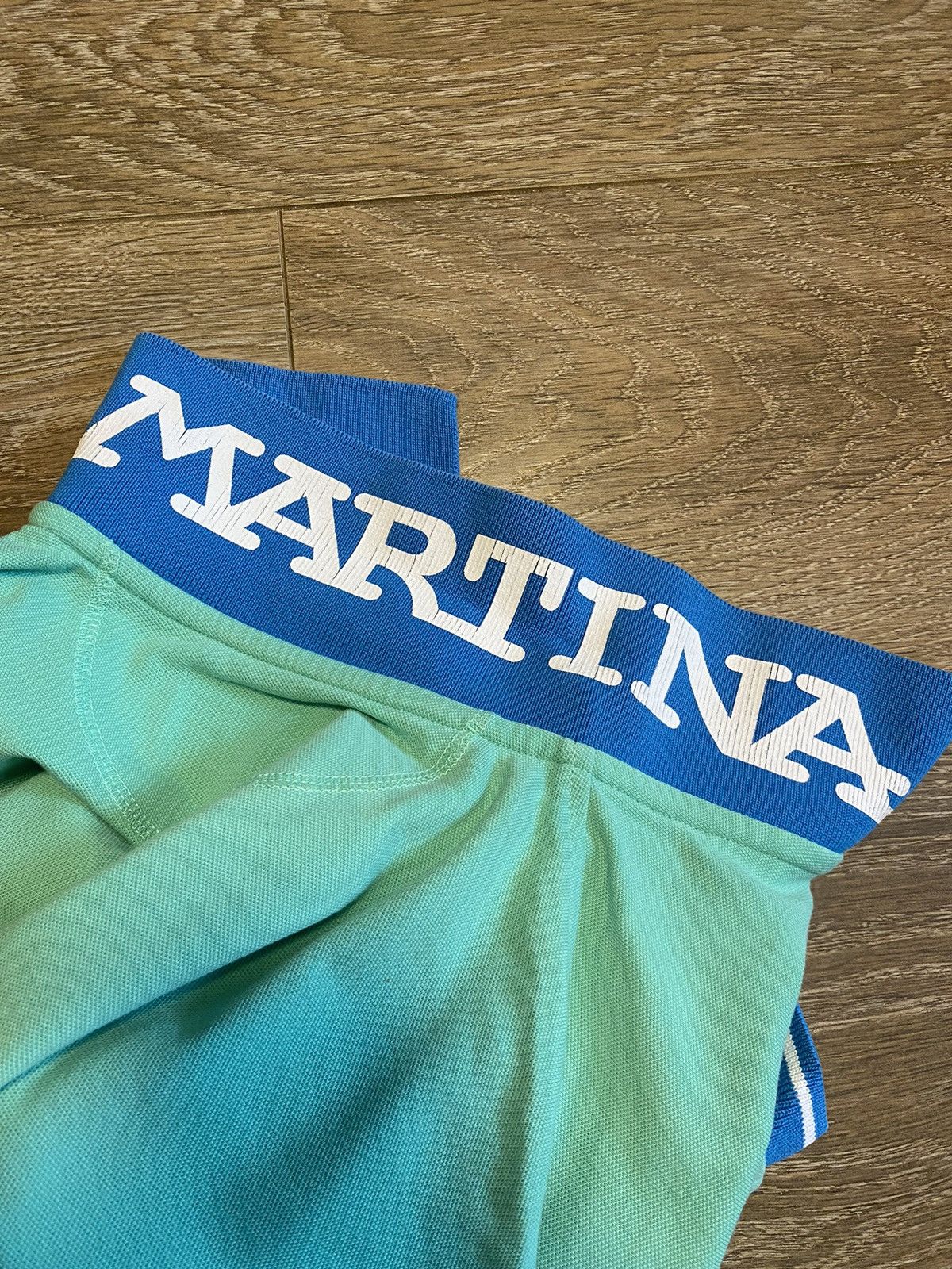 La Martina × Vintage Vintage La Martina Polo Tshit Emerald Size US L / EU 52-54 / 3 - 13 Thumbnail