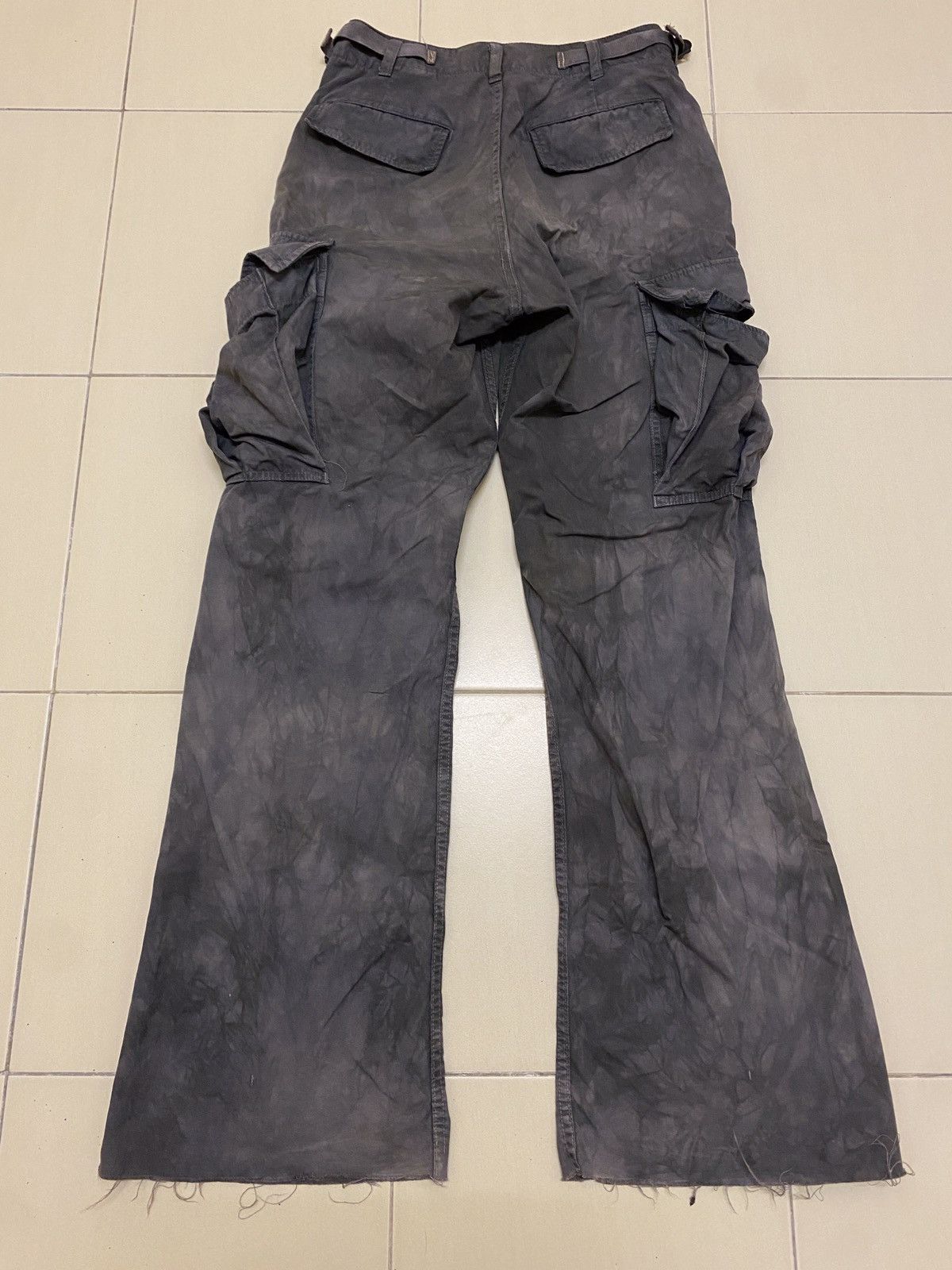 Japanese Brand × N.Hoolywood N. Hoolywood Flare Cargo Pants Size 27" / US 4 / IT 40 - 5 Thumbnail
