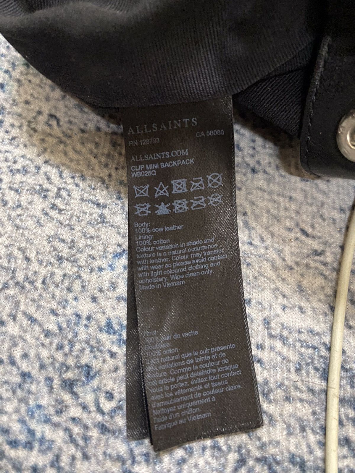 Allsaints AllSaints mini backpack leather Size ONE SIZE - 10 Thumbnail