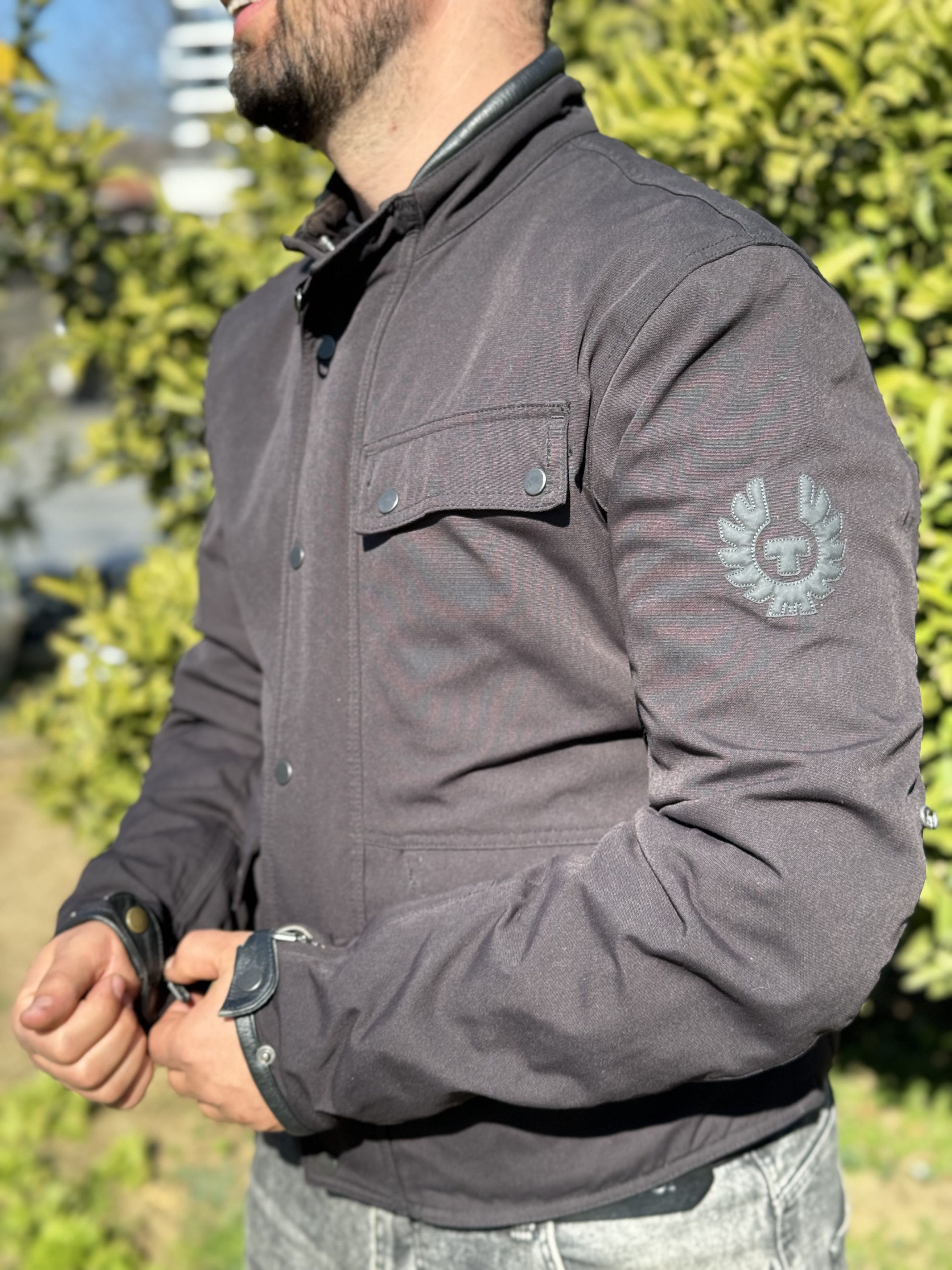 Belstaff Belstaff Motorcycle Blue Label Back Pad Rider Bike Size XL Size US XL / EU 56 / 4 - 7 Thumbnail