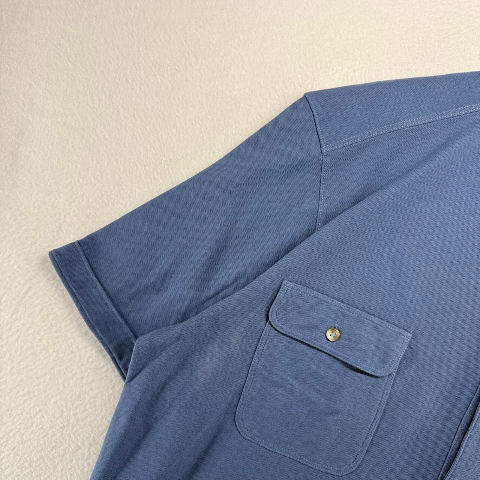 Tommy Bahama Tommy Bahama Shirt Mens XL Blue Islandzone Cotton Knit Size US XL / EU 56 / 4 - 3 Thumbnail