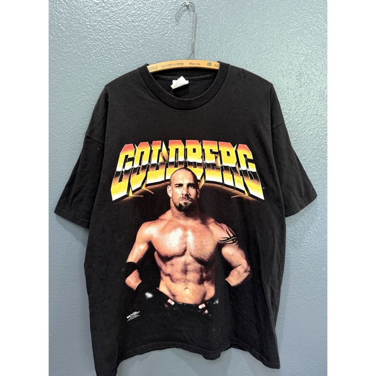 Tultex VINTAGE 90’s WCW Wrestling Goldberg Black Tee Shirt 2XL Shirt Mens Wrestling Tee Shirt 1990s Goldberg Mens Size US XXL / EU 58 / 5 - 3 Thumbnail