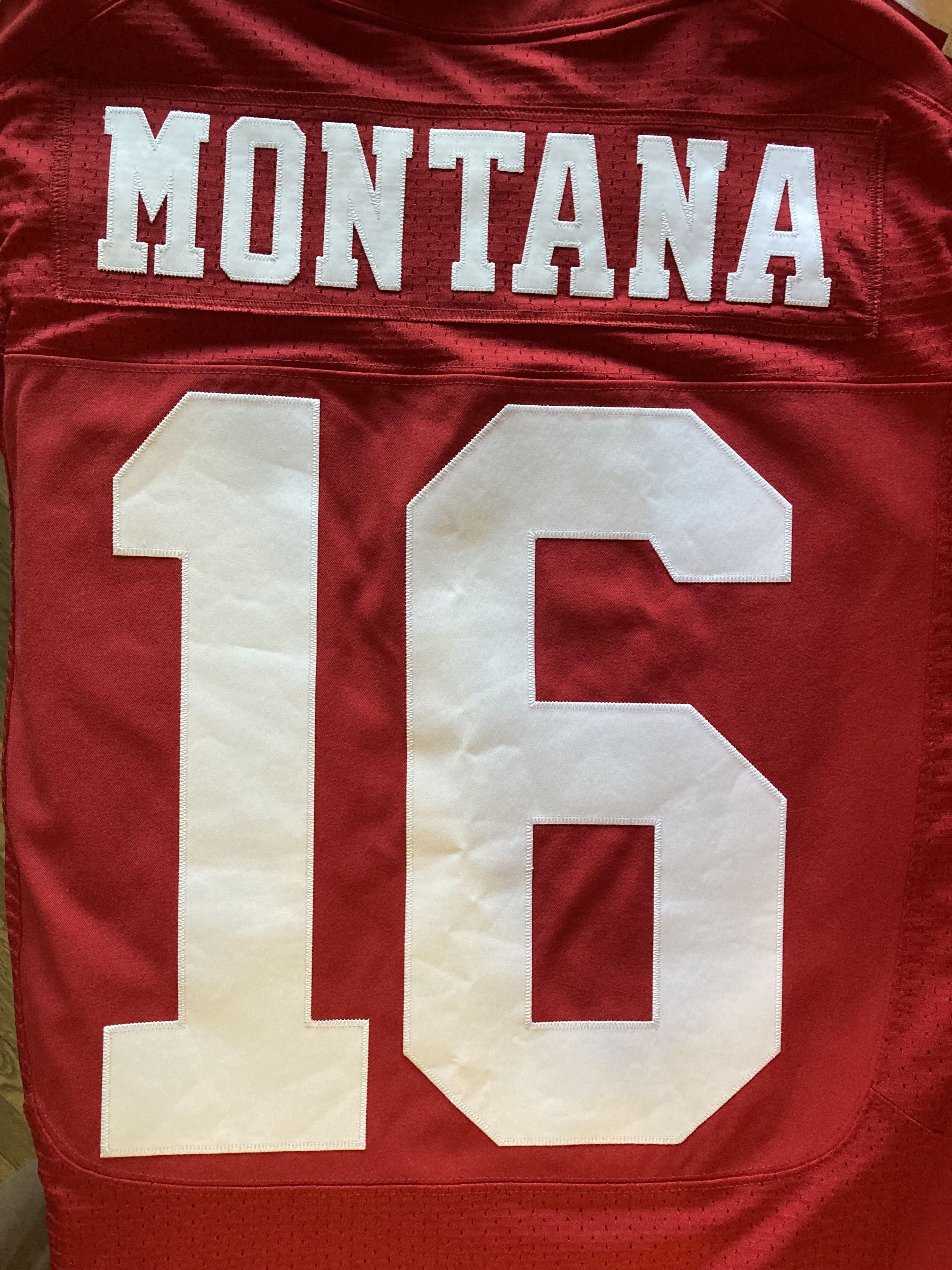 Nike Nike On Field NFL San Francisco 49ers Joe Montana Jersey Size US XL / EU 56 / 4 - 6 Thumbnail