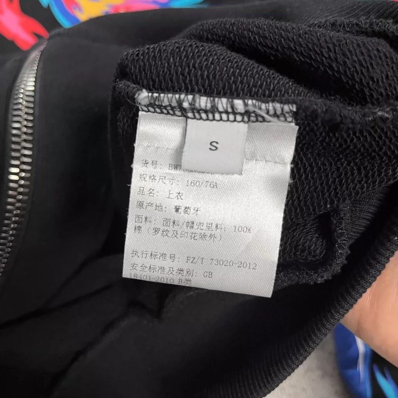 Givenchy Givenchy Black Print Hooded Zip-Up Jacket Size US S / EU 44-46 / 1 - 5 Thumbnail