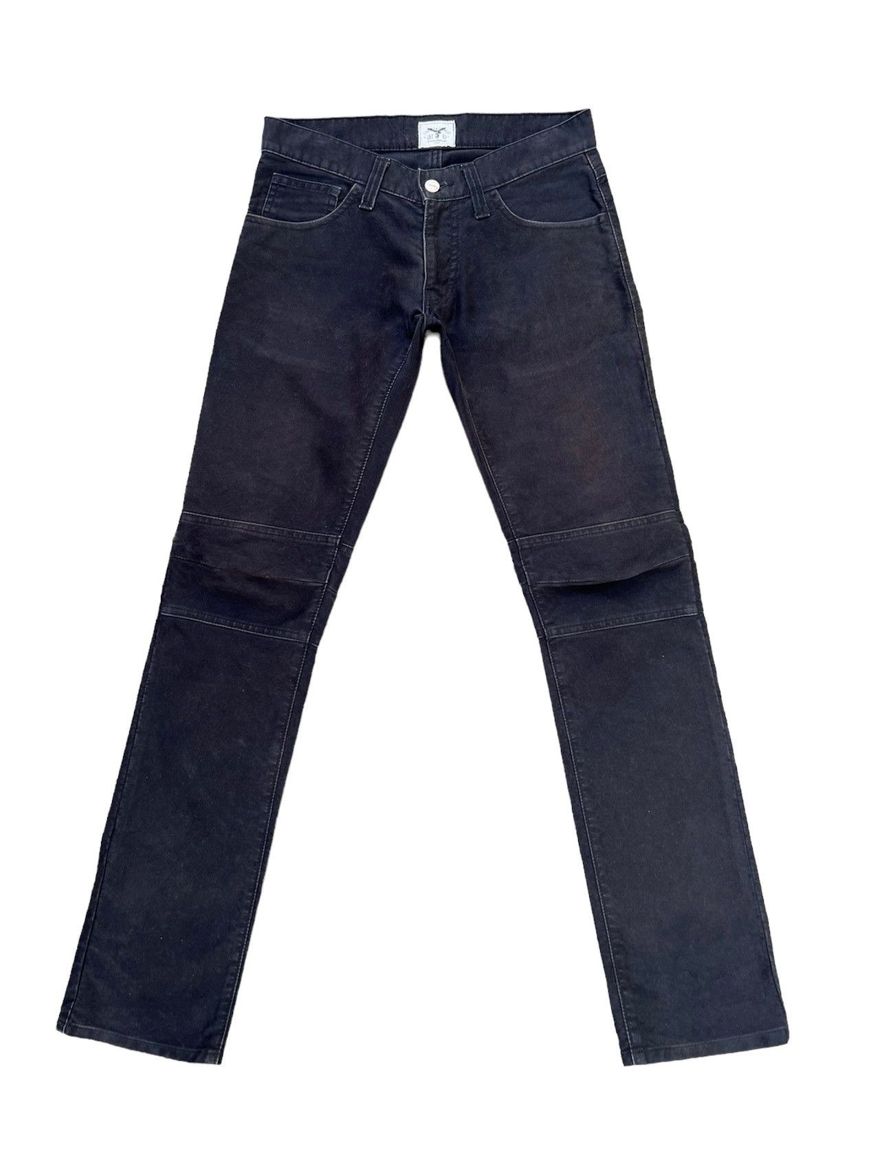 image of Vintage Rude Gallery Japan Sun Faded Moleskin Cotton Jeans in Black, Men's (Size 29)