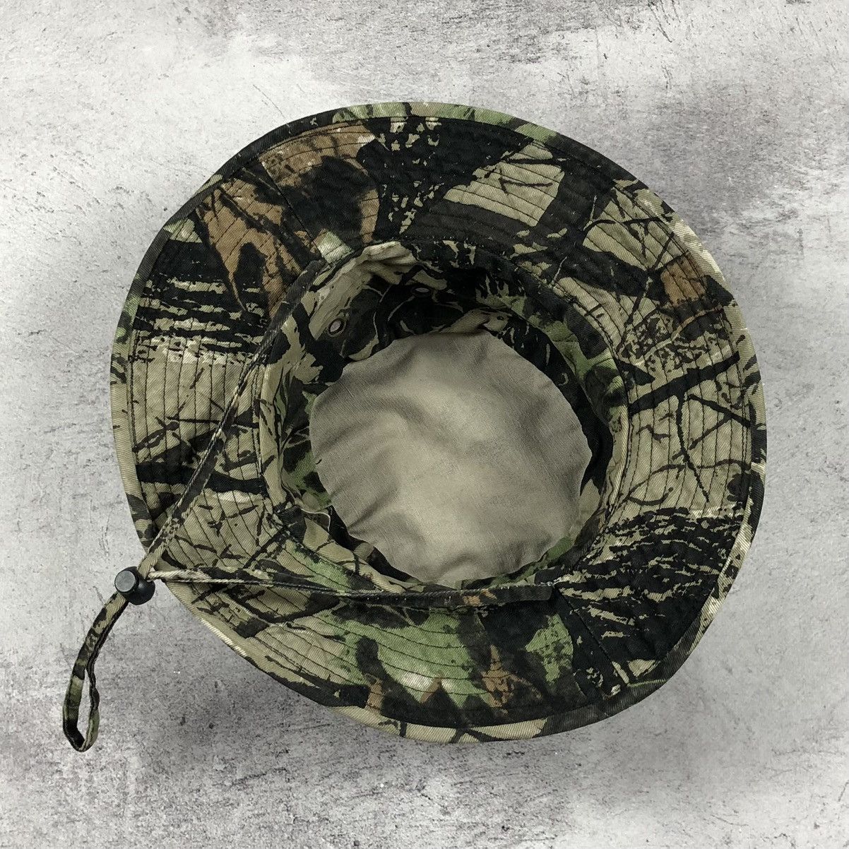 Realtree ⛰️Vintage Realtree Highlander Adventure Camo Bush Bucket Hat Size ONE SIZE - 8 Thumbnail
