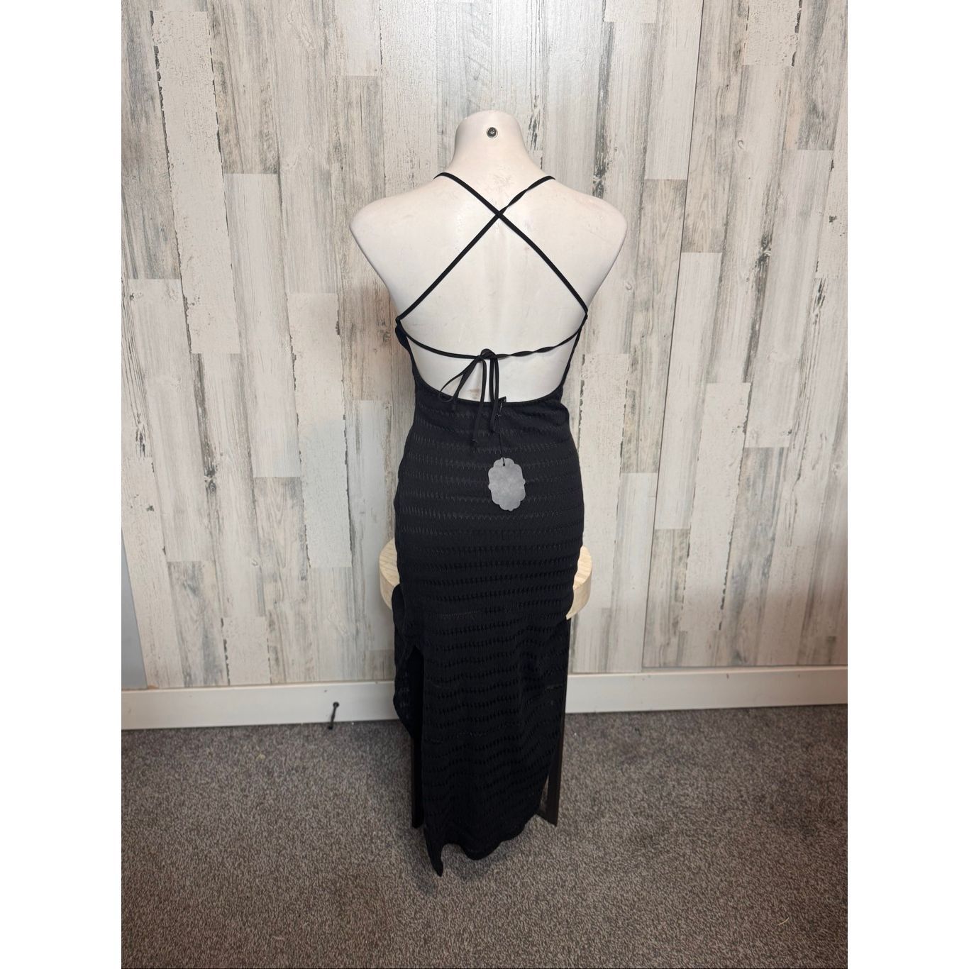 Forever 21 Forever 21 Black Crochet Maxi Dress – Strappy Back, Lined, S Size M / US 6-8 / IT 42-44 - 6 Thumbnail