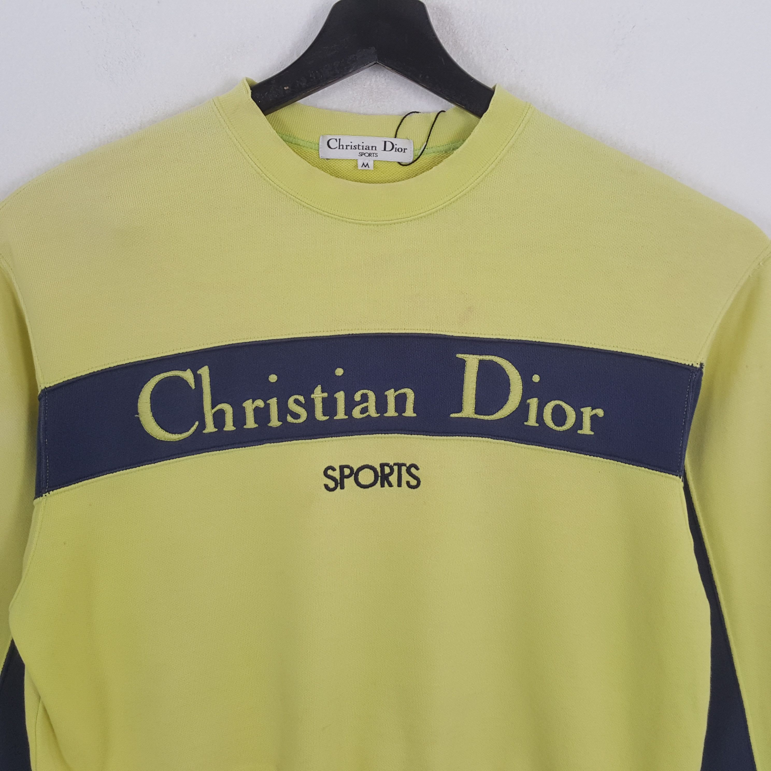 Christian Dior Monsieur × Vintage CHRISTIAN DIOR Sports Fashion Brand Spellout Sweatshirt Size US S / EU 44-46 / 1 - 2 Thumbnail