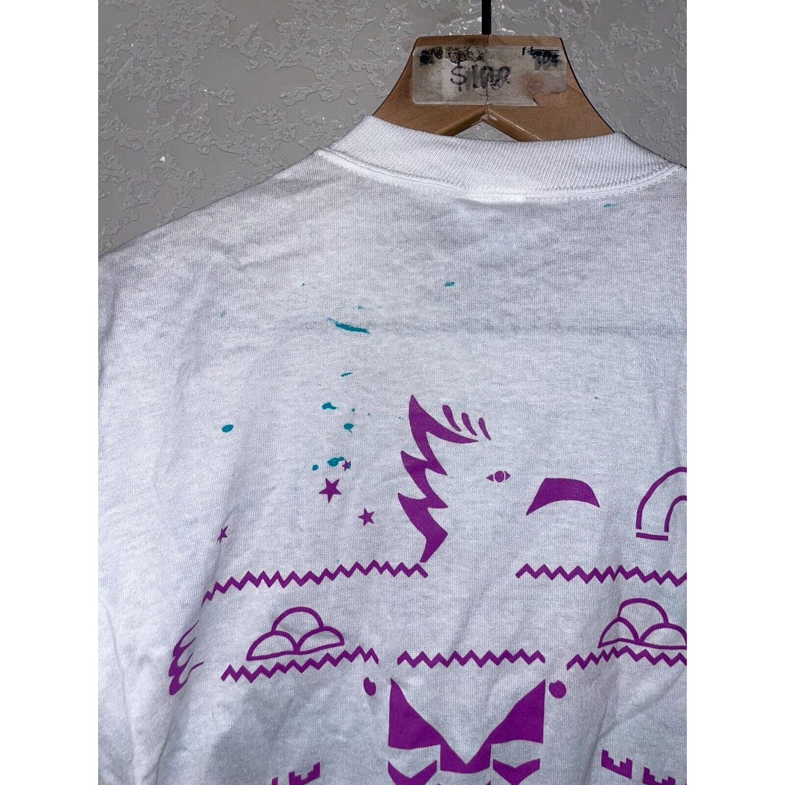 Jerzees Vintage Misprint Shirt Louisville Hot Air Balloon White Tee Size US M / EU 48-50 / 2 - 12 Thumbnail
