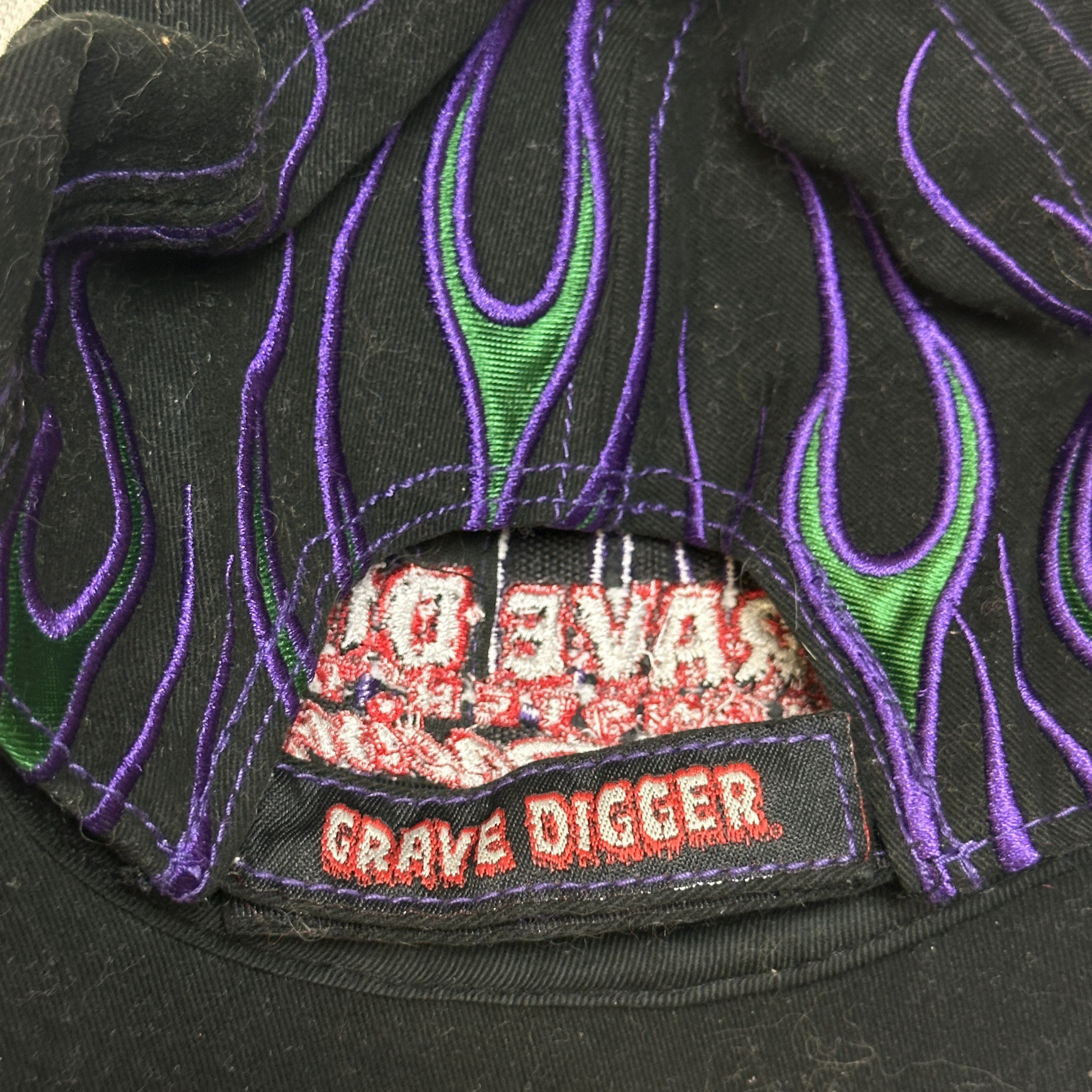Other Vintage Grave Digger Monster Truck Flame Graphic Hat Size One Size Size ONE SIZE - 6 Thumbnail