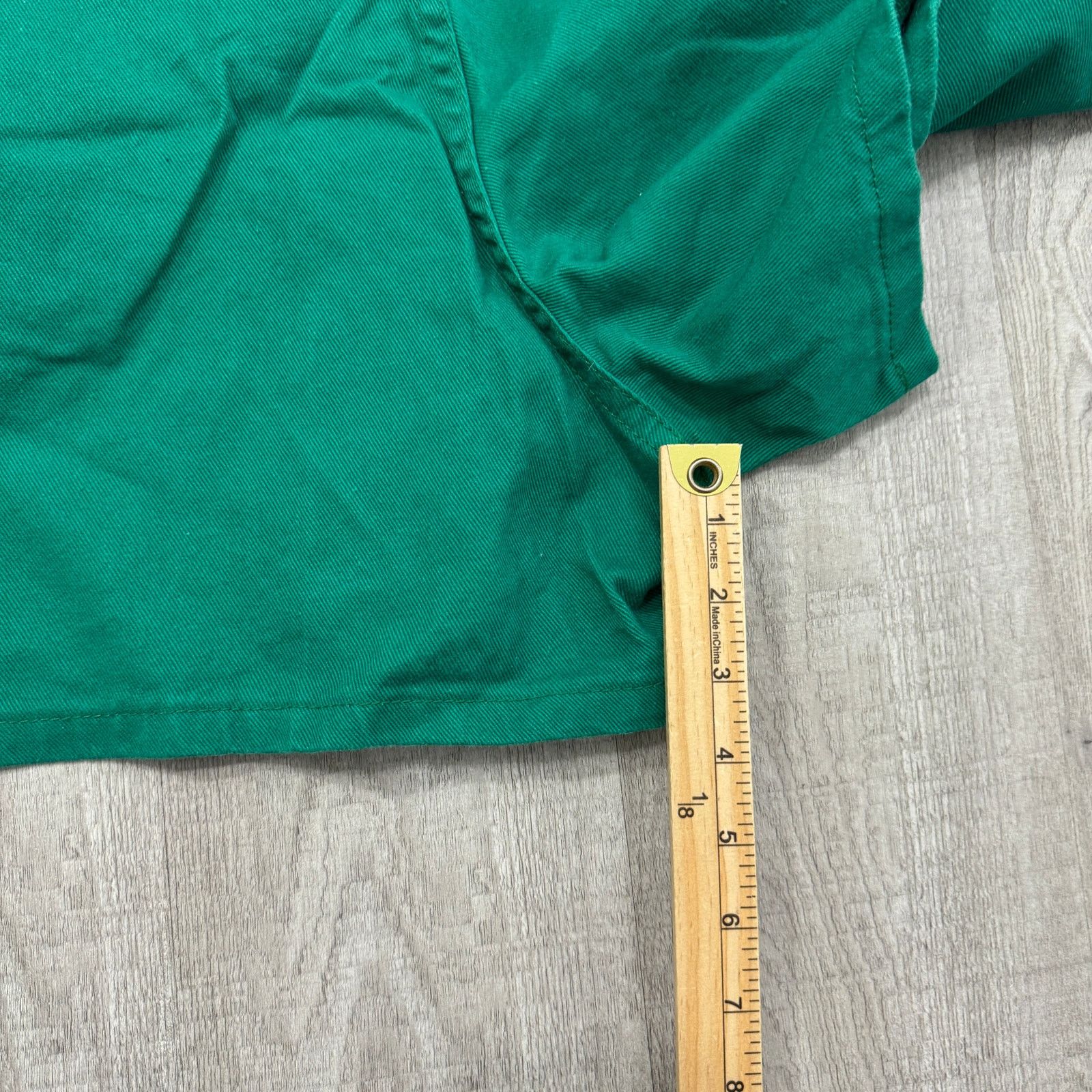 Vintage Vintage Green Denim Shorts Womens Size 12 Mom High Rise 90s Size 34" / US 12 / IT 48 - 7 Thumbnail