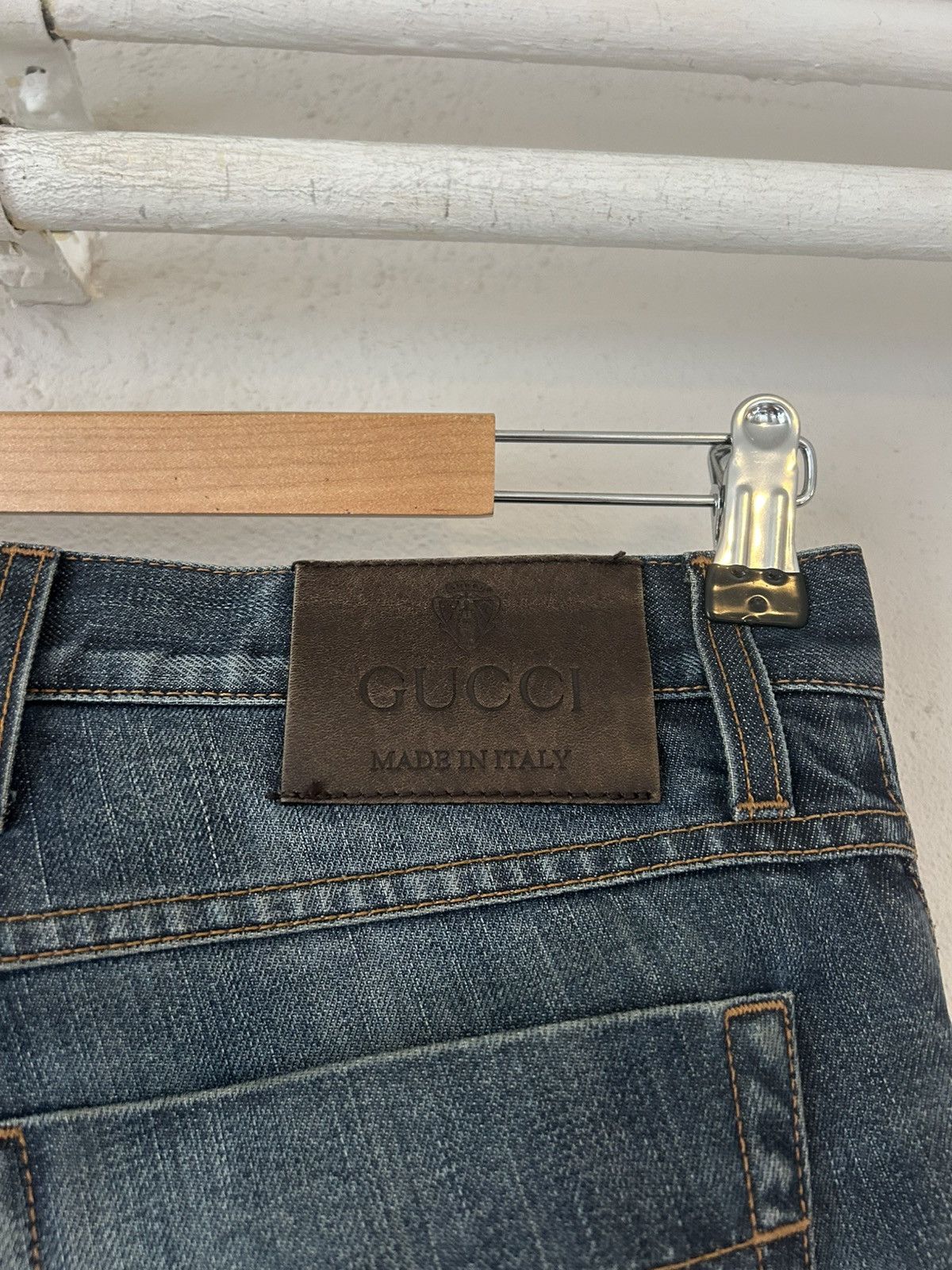 Gucci Gucci Blue Denim Jeans - Size 46 Size US 30 / EU 46 - 8 Thumbnail
