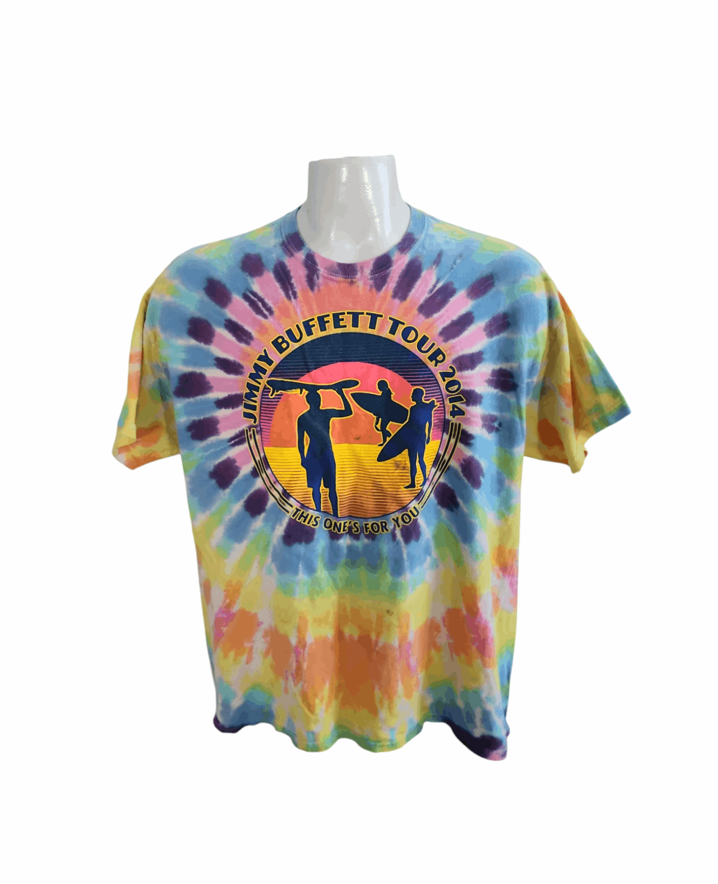 Band Tees Jimmy Buffett 2014 Concert This One's For You Music Tour XL Size US XL / EU 56 / 4 - 1 Thumbnail