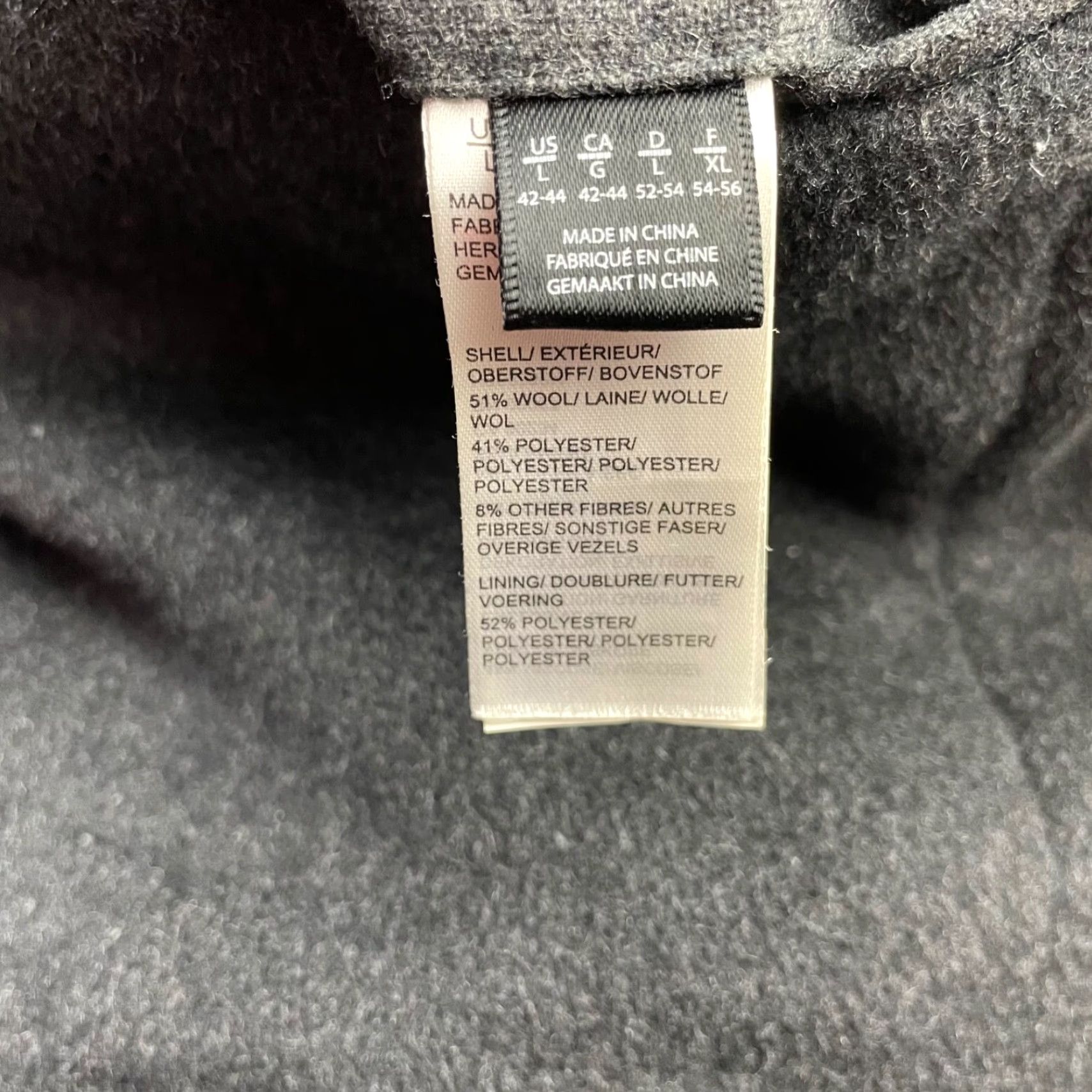 Saks Fifth Avenue Saks Fifth Avenue Men’s Overcoat Coat Wool Blend Charcoal Gray Large Trim Fit Lined Button Pockets Casual 3-Button Size US L / EU 52-54 / 3 - 5 Thumbnail