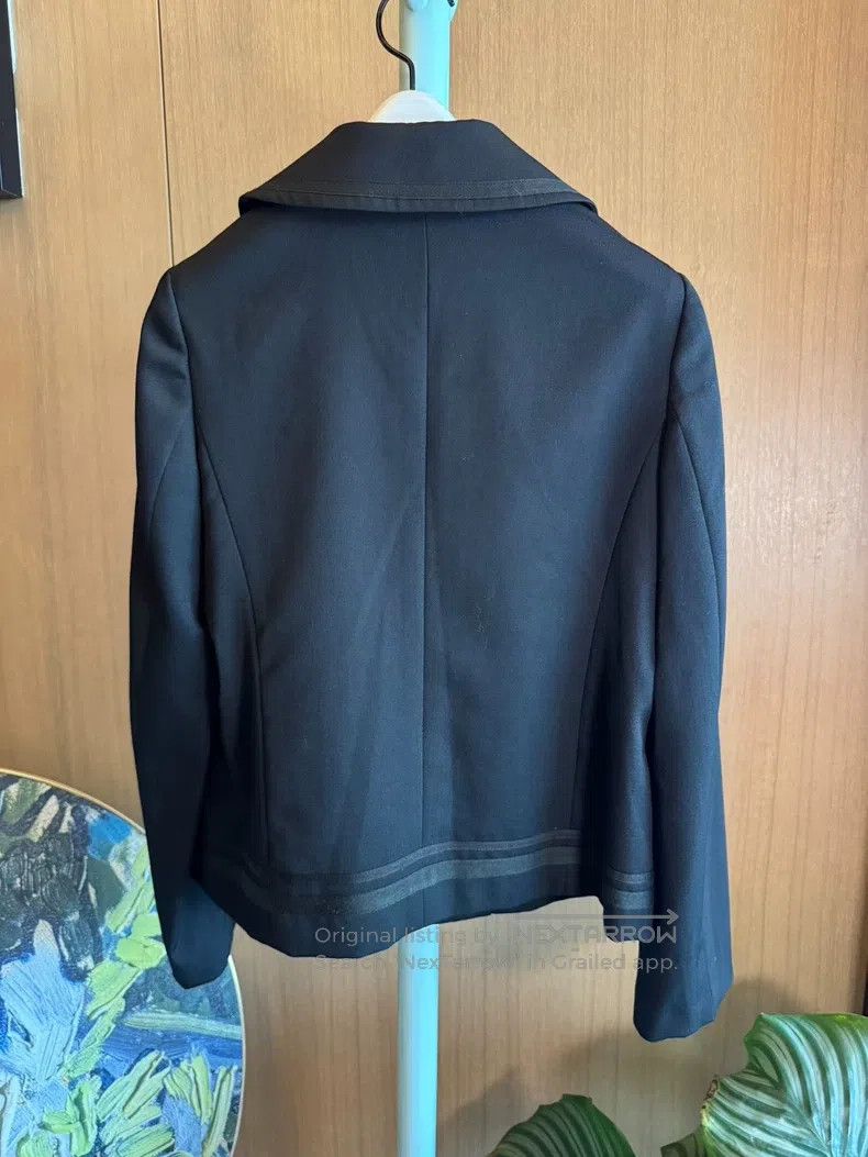 Comme des Garcons Comme Des Garcons Navy collar top coat, size XS Size XS / US 0-2 / IT 36-38 - 3 Thumbnail