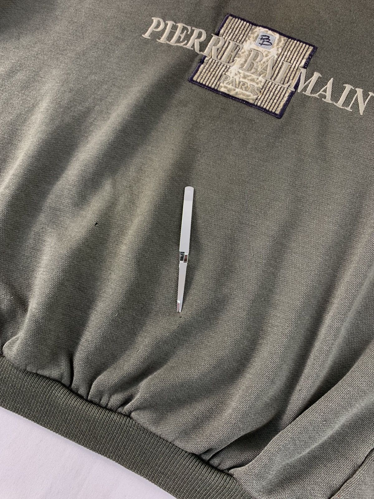 Pierre Balmain 90s Pierre Balmain Paris Crewneck Pullover Embroidery Logo Size US XL / EU 56 / 4 - 13 Thumbnail