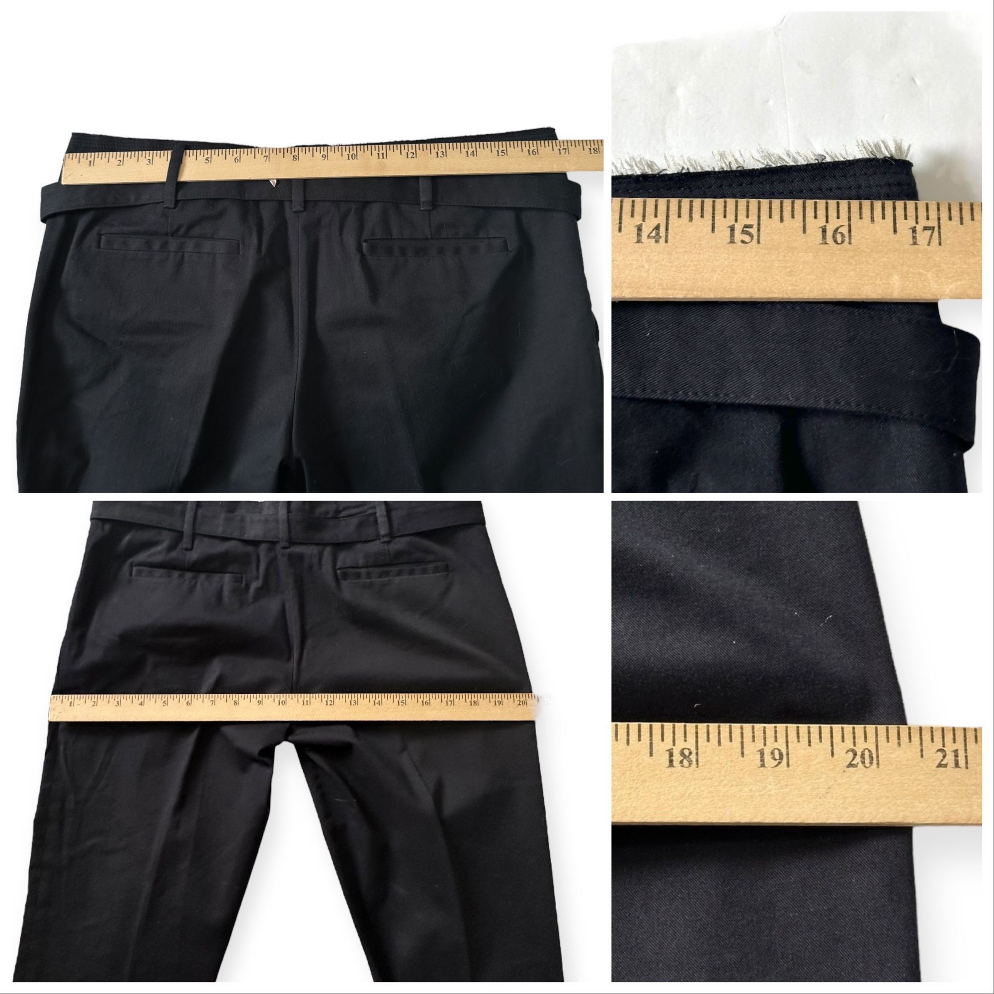 Prada Prada Blue Cropped Cotton Pants, Size Italian 46 Size 32" / US 10 / IT 46 - 14 Thumbnail