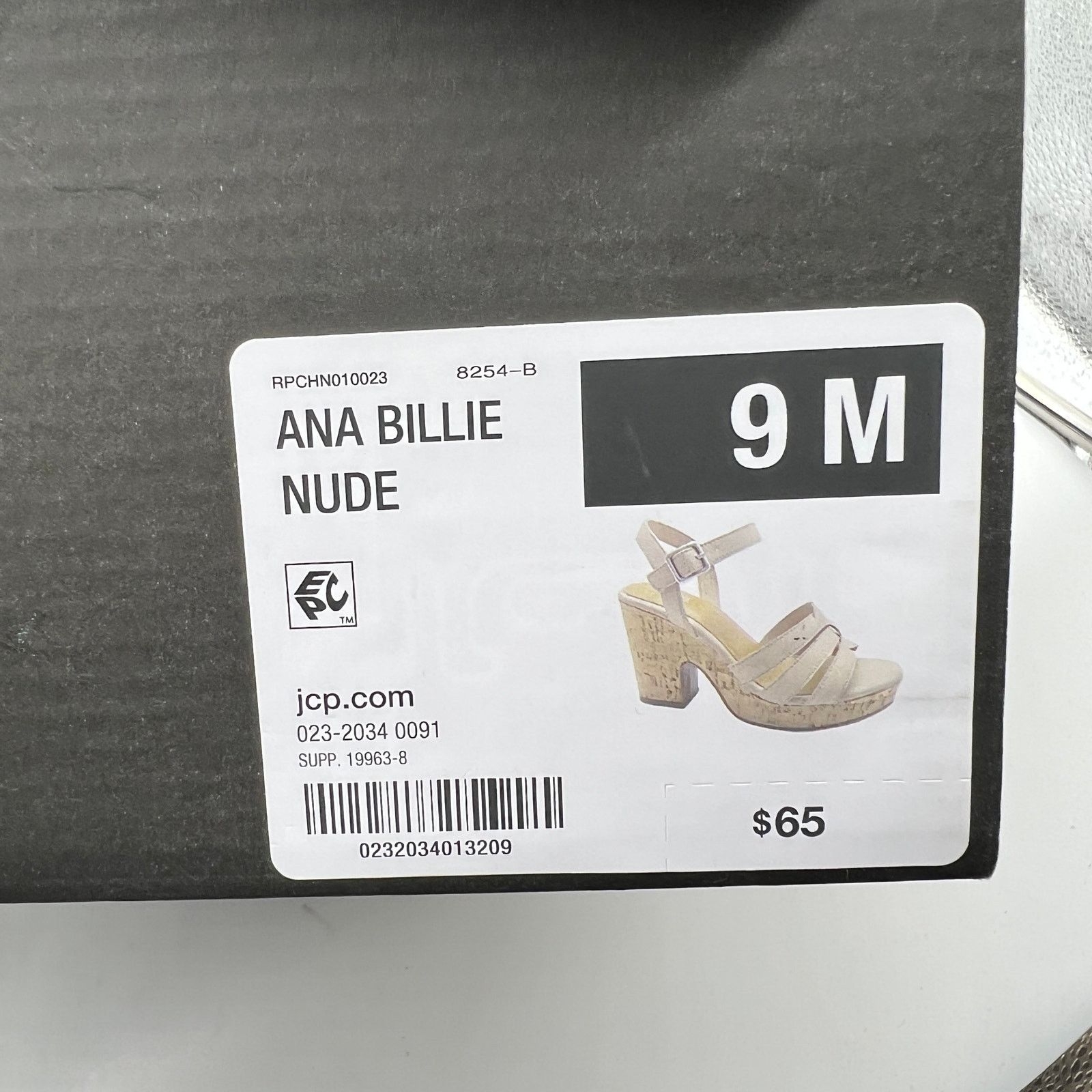 Other a.n.a Womens Billie Heeled Sandals Nude Color Size 9M Size US 9 / IT 39 - 14 Thumbnail