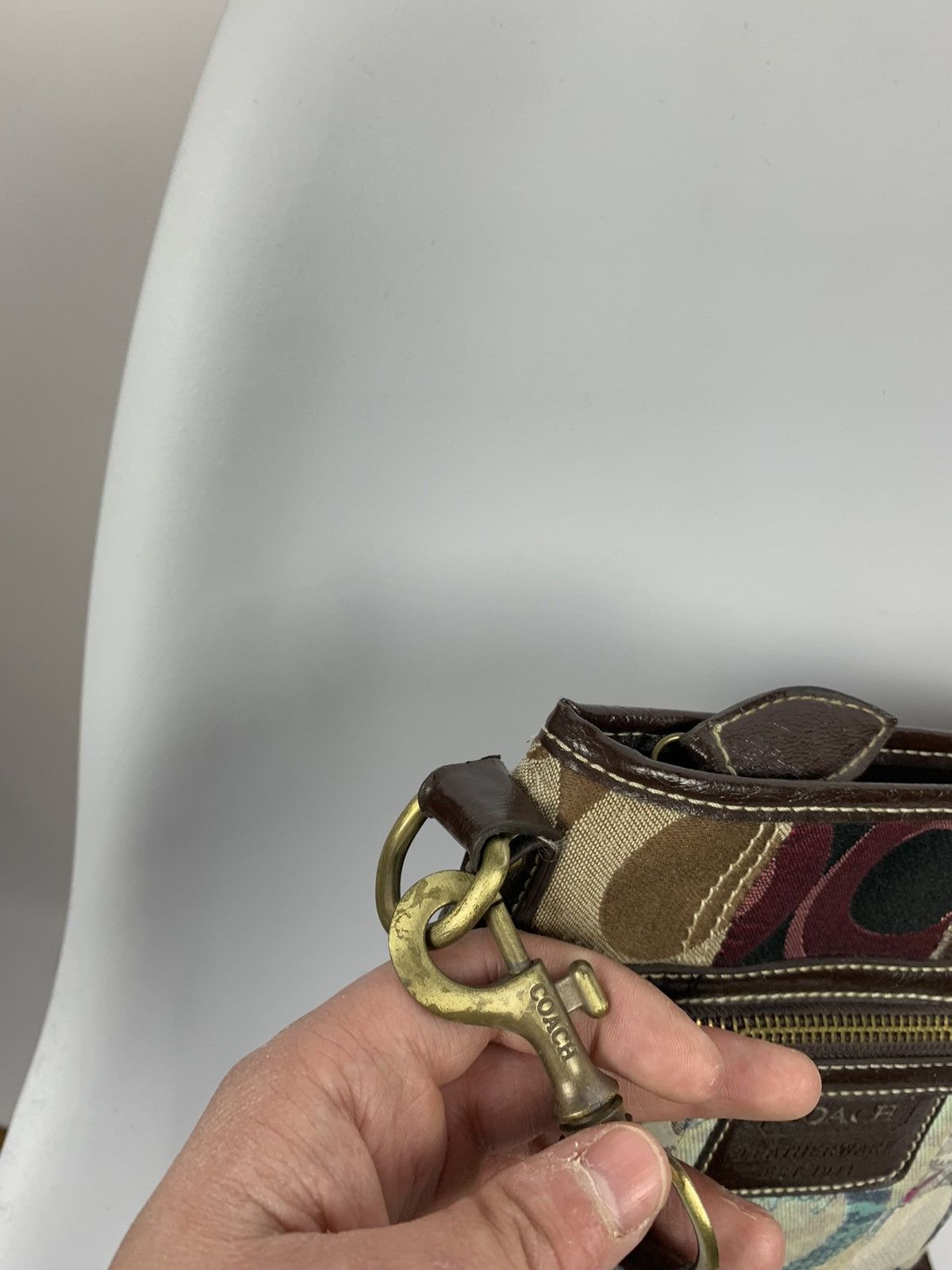 Coach Vintage Coach Y2K Leather Shoulder Bag Unisex One Size Size ONE SIZE - 10 Thumbnail