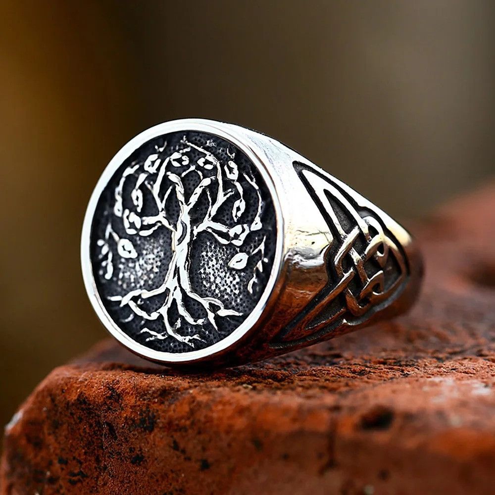 Jewelry Viking Tree of Life Ring Size ONE SIZE - 4 Thumbnail