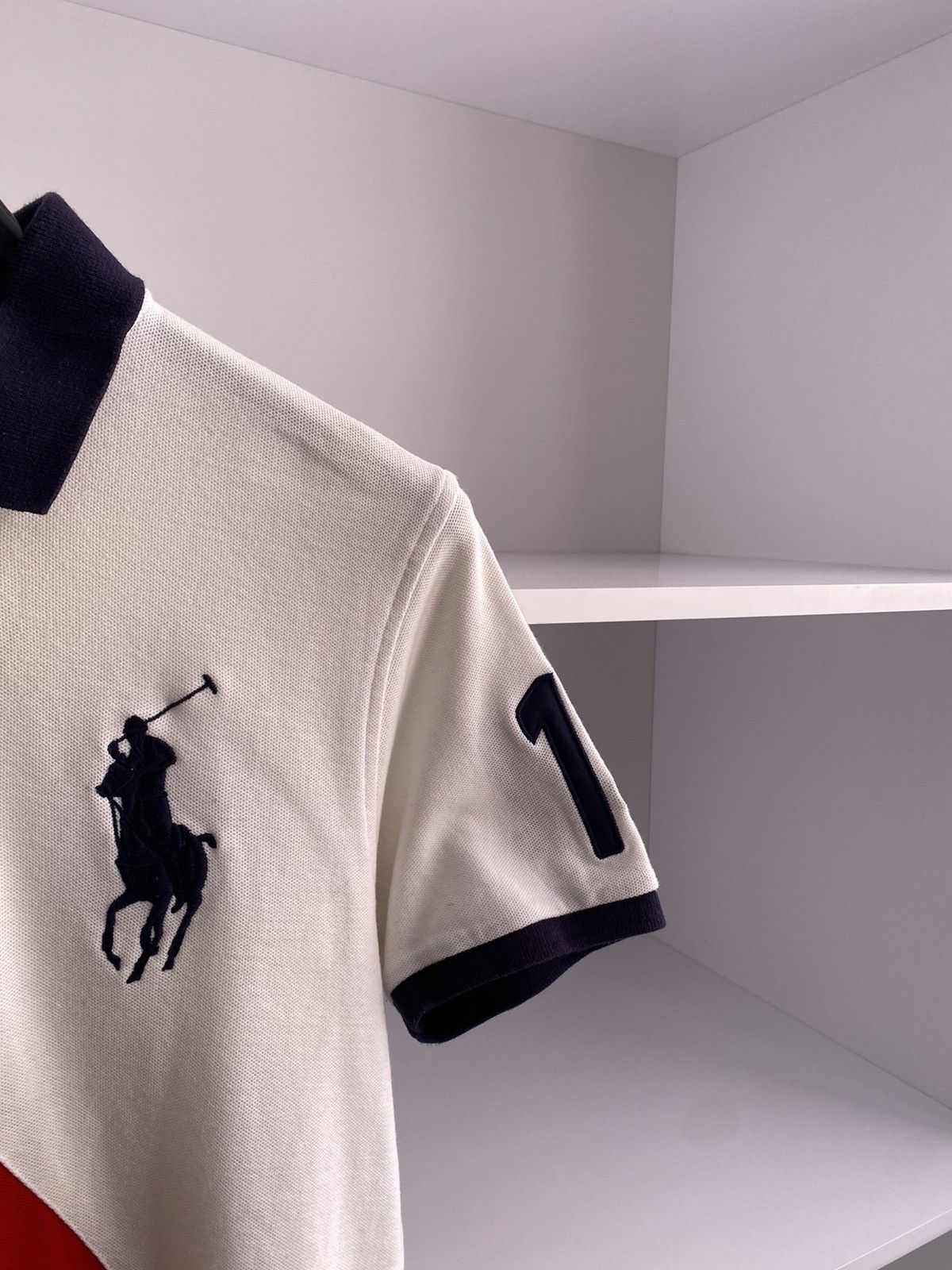 Polo Ralph Lauren × Vintage Vintage Polo Ralph Lauren Chief Keef Style Polo Tee Size US L / EU 52-54 / 3 - 5 Thumbnail