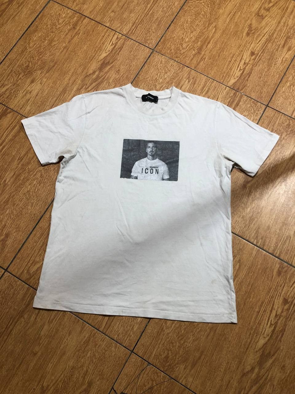 Dsquared2 DSQUARED2 Ibrahimovic Icon-print Men's T-shirt Size US L / EU 52-54 / 3 - 22 Thumbnail