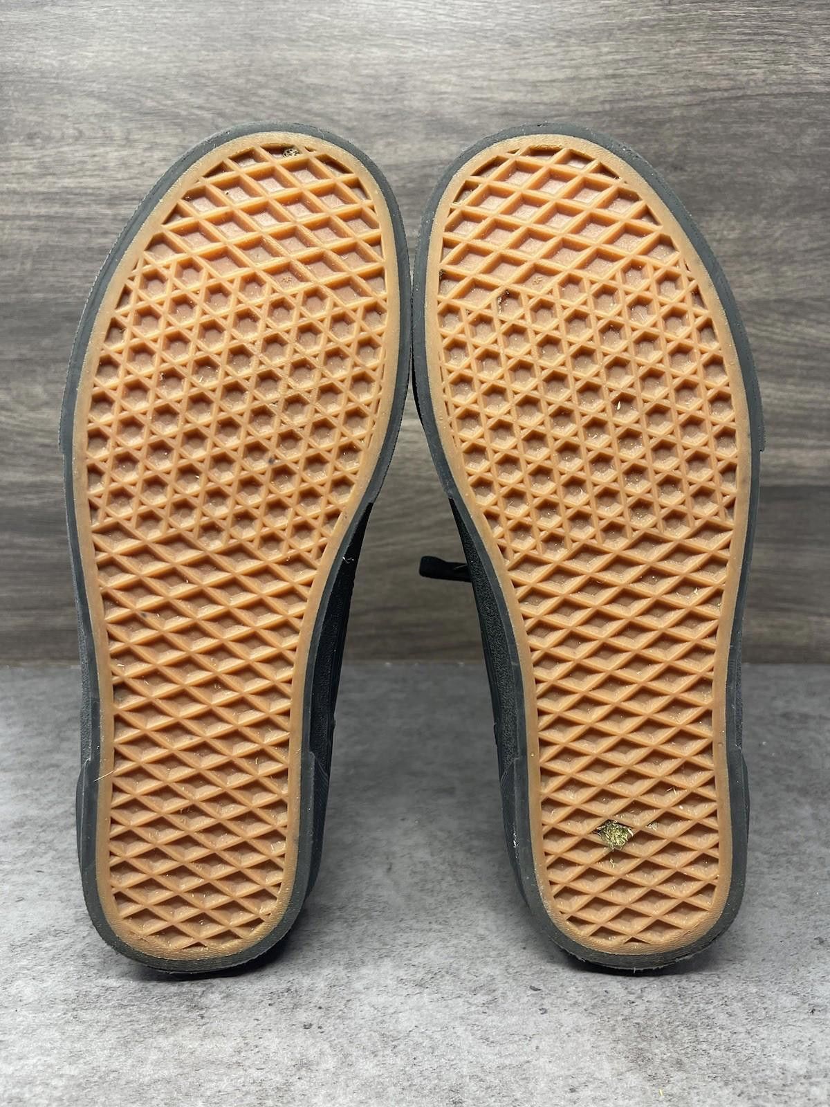 Vans Vans Seldan Shoes Mens Size 8 Black Leather Sneakers Size US 8 / EU 41 - 8 Thumbnail