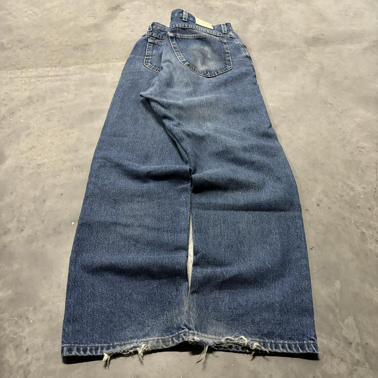 Japanese Brand × Vintage Crazy Vintage Y2K/2000s Grunge Medium Wash Essential Denim Jeans! Size US 34 / EU 50 - 4 Thumbnail