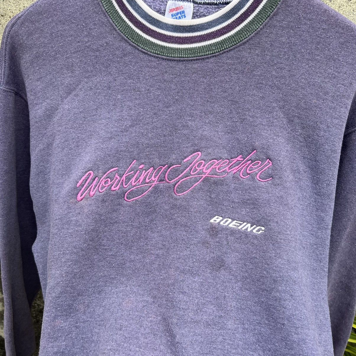 Jerzees “VINTAGE” JERZEES EMBROIDERY CREWNECK Size US M / EU 48-50 / 2 - 8 Thumbnail
