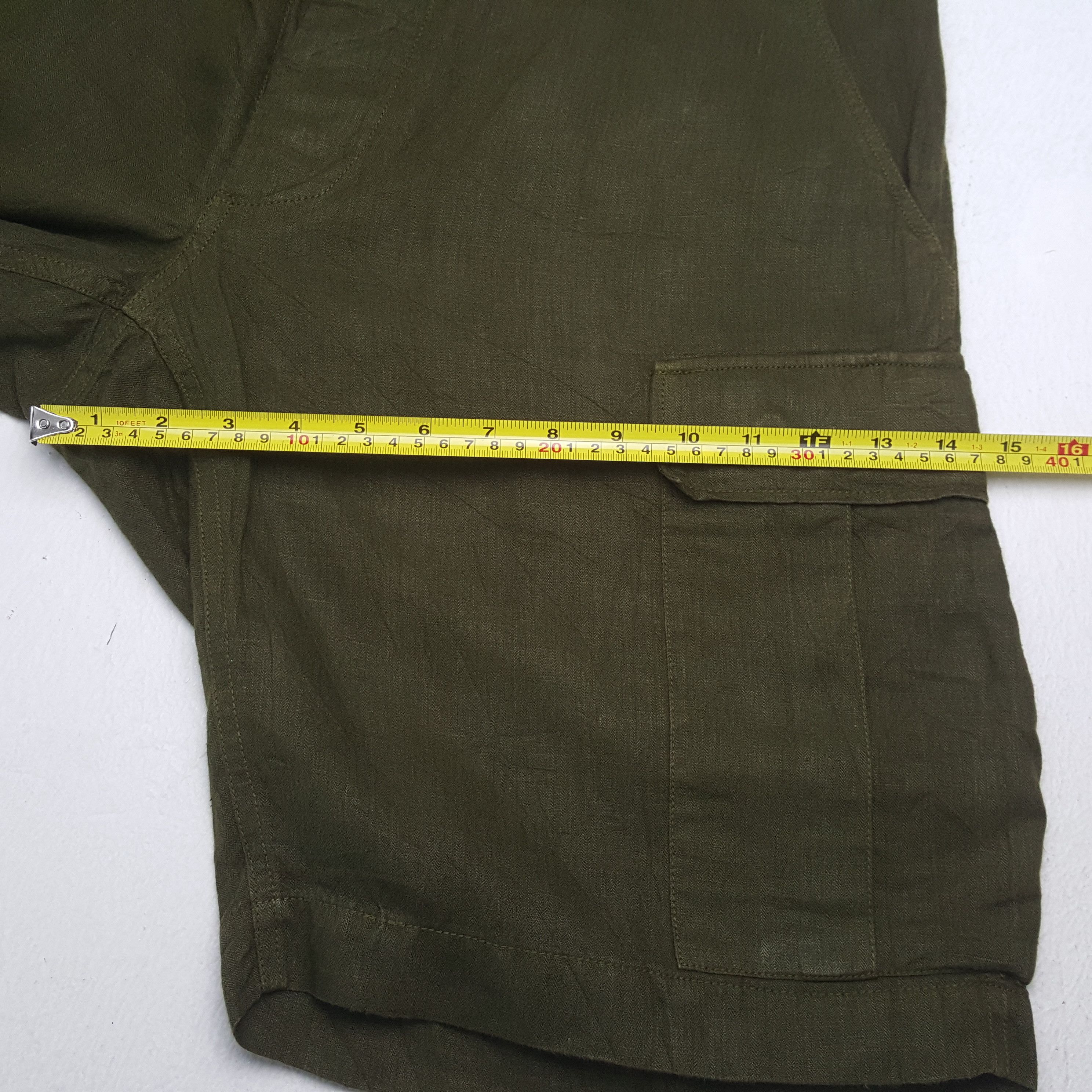 Vintage Vintage Honnete French Military Style Cargo Shorts RR10 Size US 34 / EU 50 - 7 Thumbnail