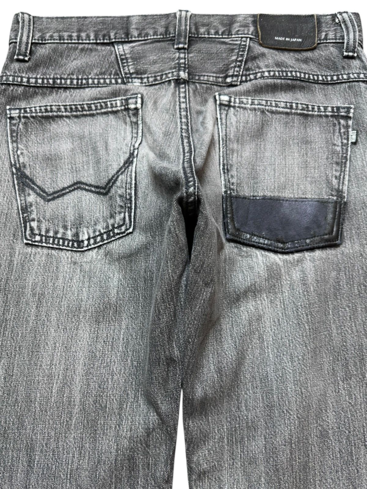 Edwin Vintage Edwin 403 Faded Whiskers Distressed Denim Size US 31 - 7 Thumbnail