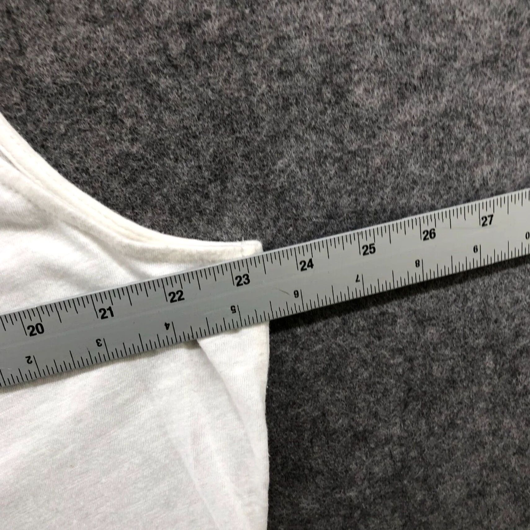 Tommy Hilfiger Tommy Hilfiger Tank Top Womens Plus XXL White Blue Cotton V-Neck Casual Summer Size XXL / US 16-18 / IT 52-54 - 7 Thumbnail