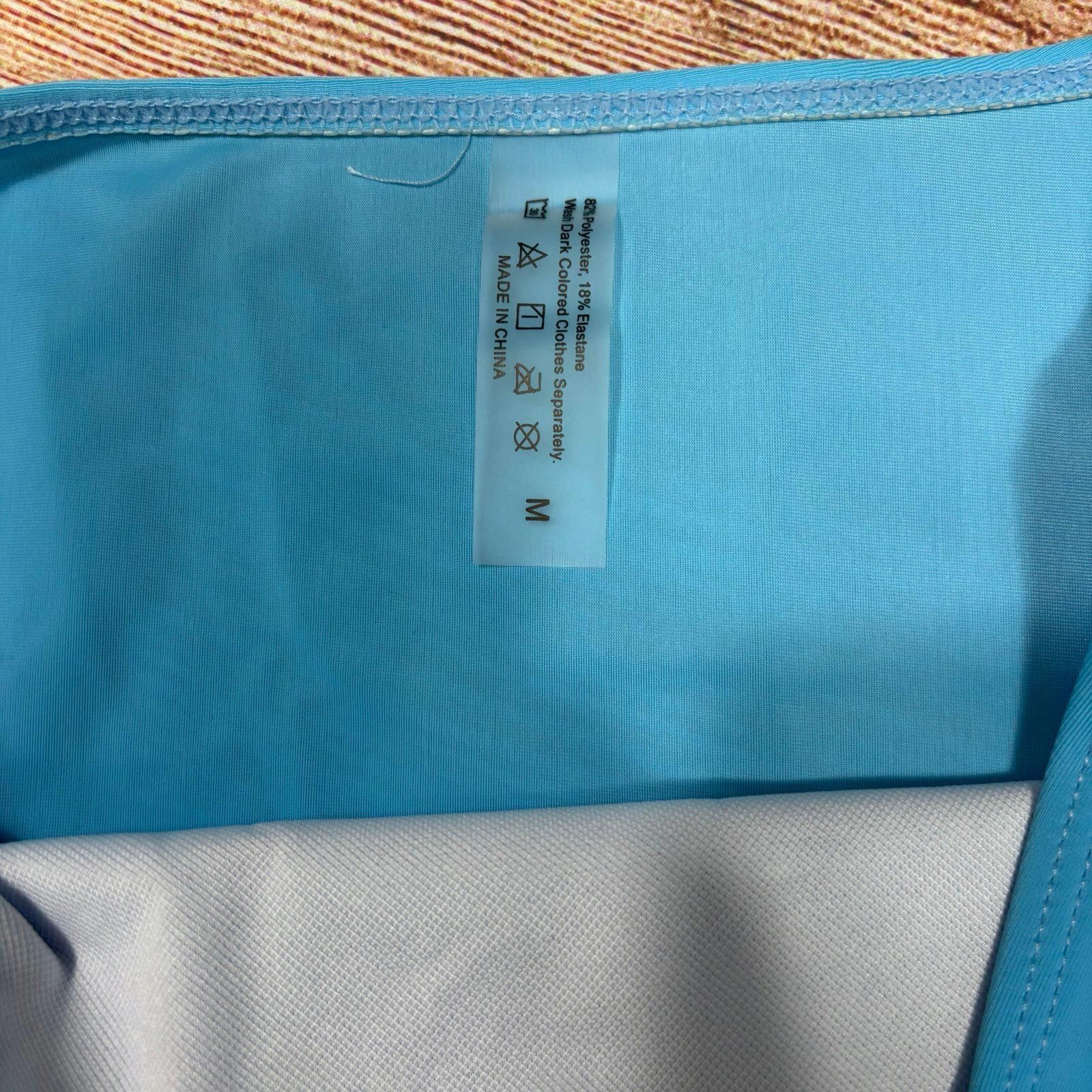 Other Blue High-Waisted Medium Swimwear Bottoms Nwot Size ONE SIZE - 4 Thumbnail