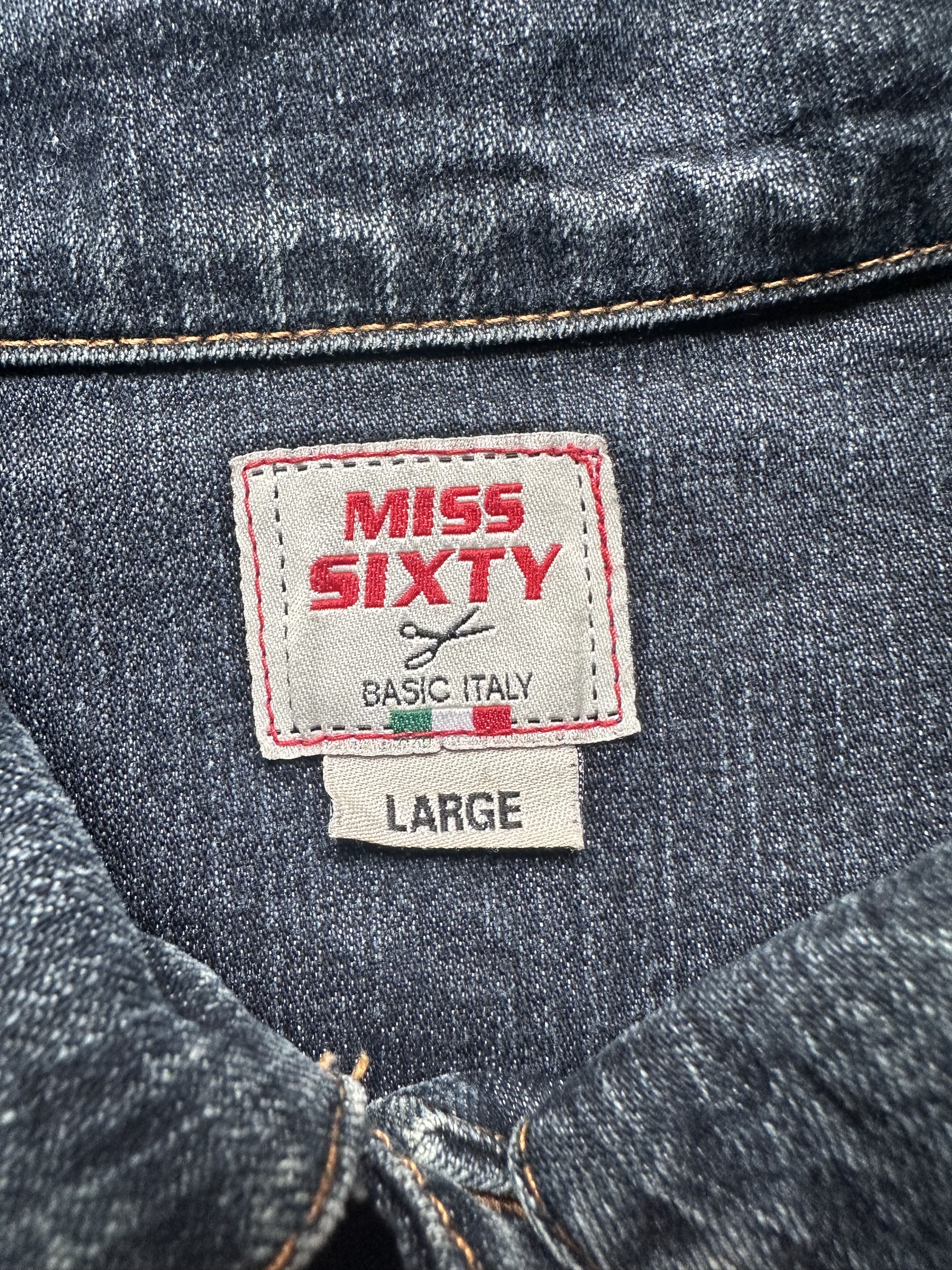 Miss Sixty Miss Sixty Jeans Jacket Size L / US 10 / IT 46 - 4 Thumbnail