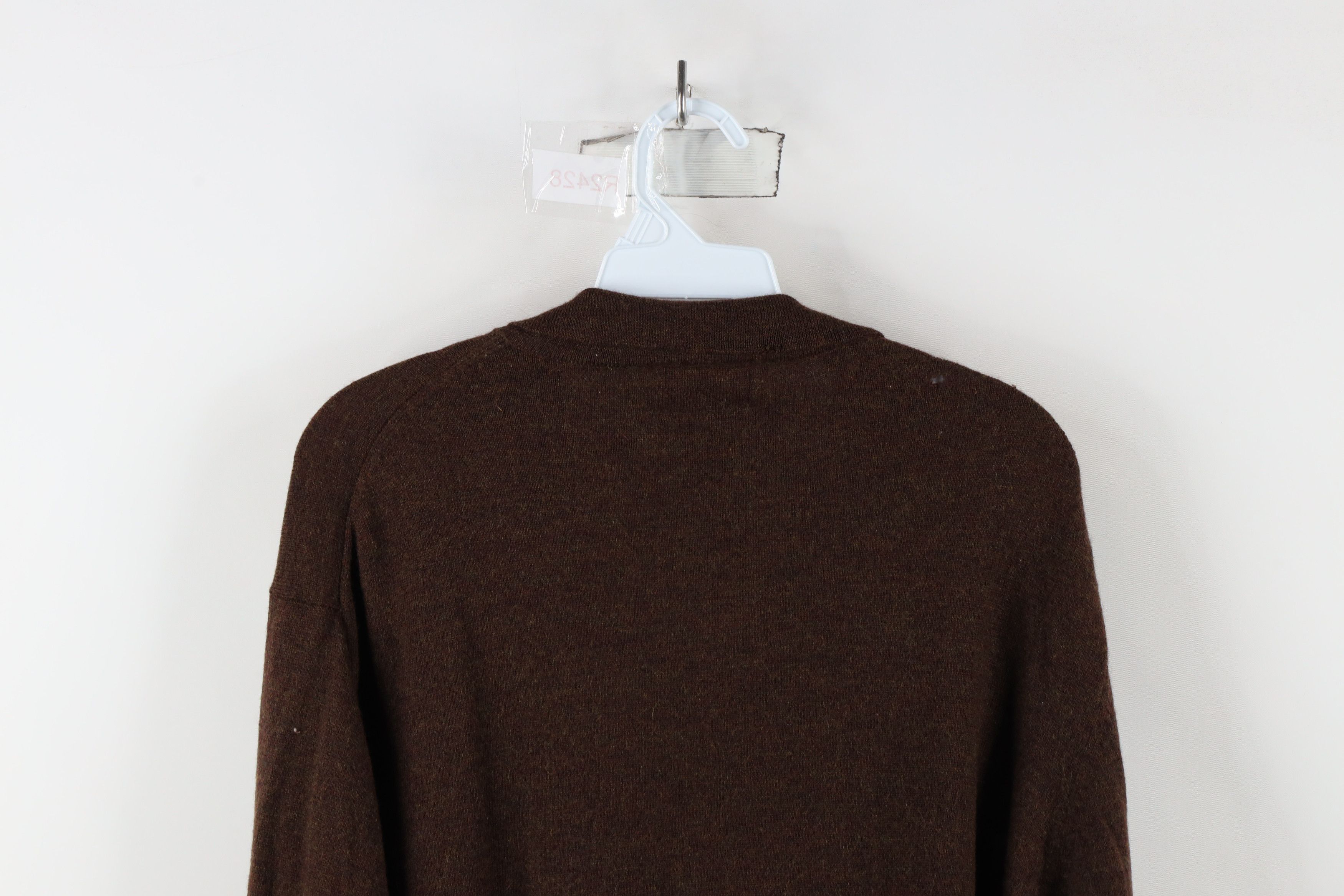 Vintage Vintage 90s Streetwear Merino Wool Knit Collared Sweater Size US XL / EU 56 / 4 - 10 Thumbnail