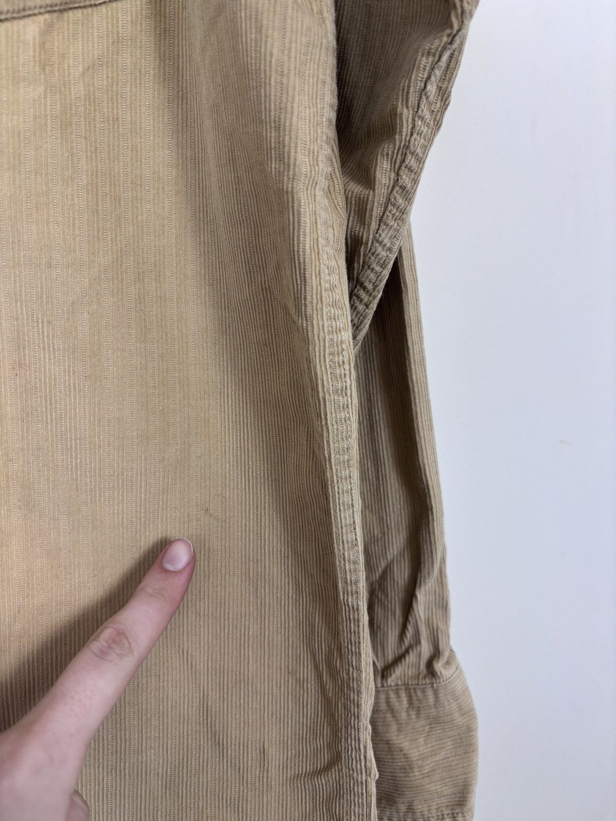 Moschino Vintage 1990s Moschino Jeans Corduroy Long Sleeve Shirt Size US M / EU 48-50 / 2 - 13 Thumbnail