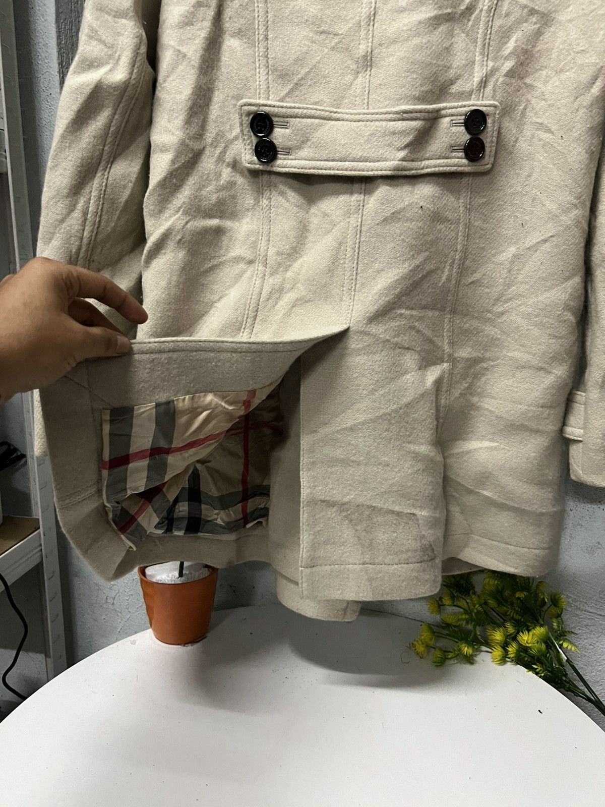 Burberry × Vintage Vintage Burberry Coat Like Jacket Size M / US 6-8 / IT 42-44 - 14 Thumbnail