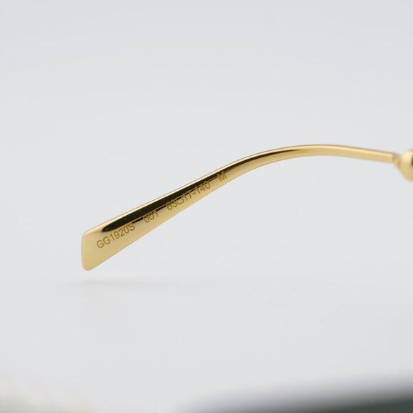 Gucci Gucci GG1920S 001 Sunglasses Shiny Gold with White Pearl Size ONE SIZE - 7 Thumbnail