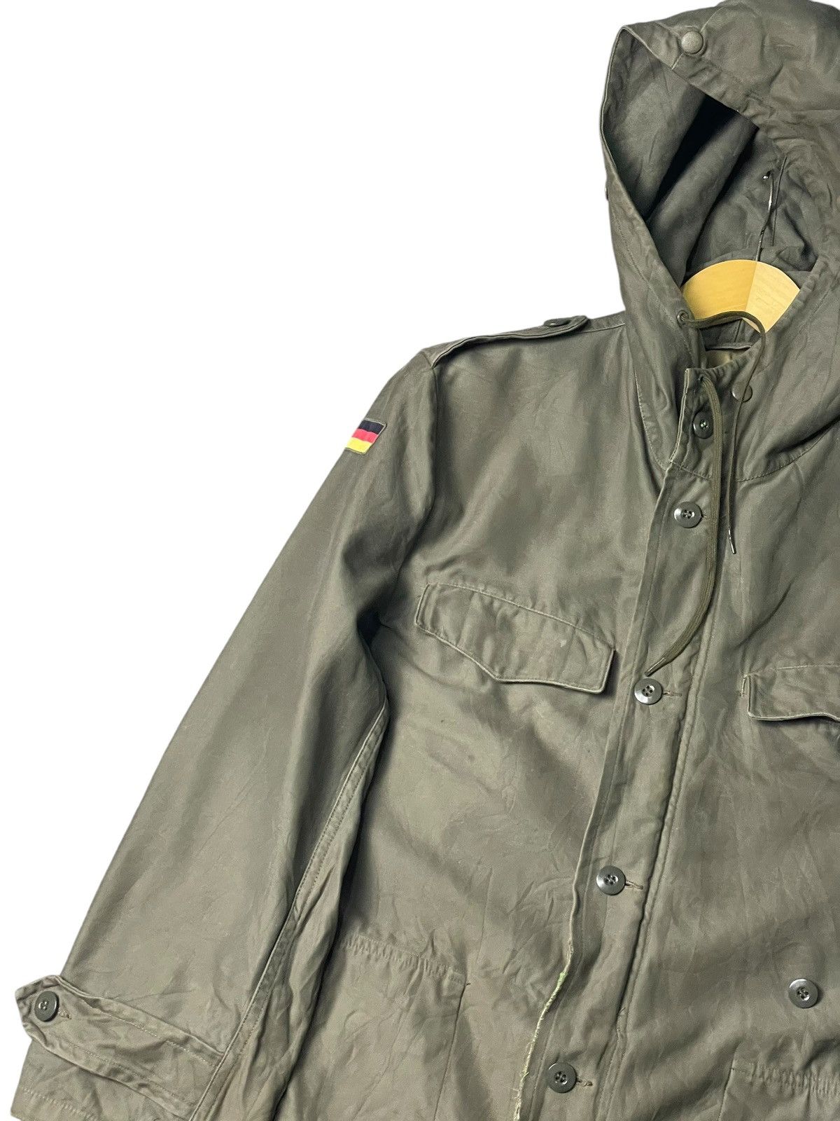 Japanese Brand × Vintage Vintage Germany Army Hooded Jacket (102) Size US S / EU 44-46 / 1 - 3 Thumbnail