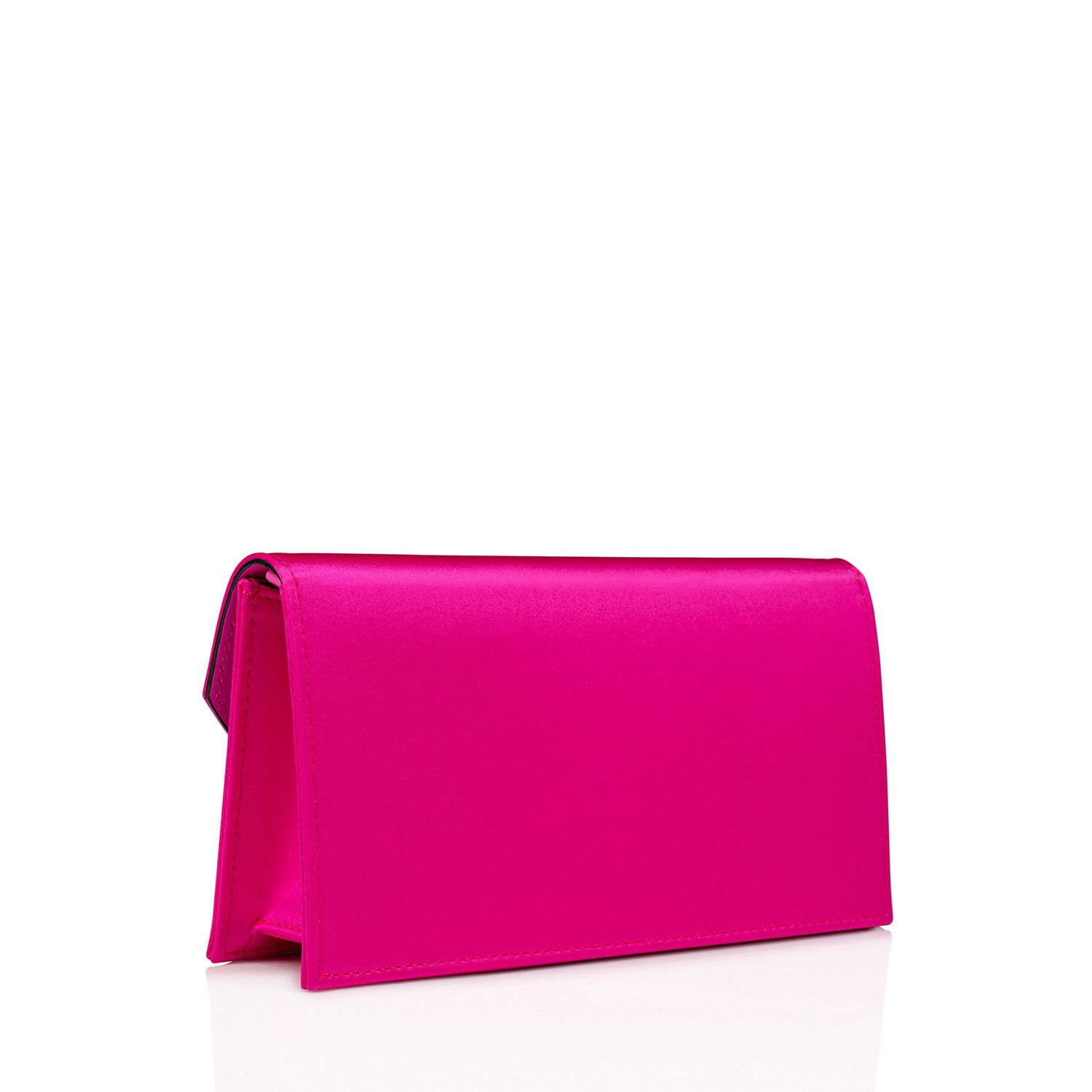 Christian Louboutin o1s1wg111124 Size: OS/ Loubi54 Crepe Clutch in Pink Size ONE SIZE - 4 Thumbnail