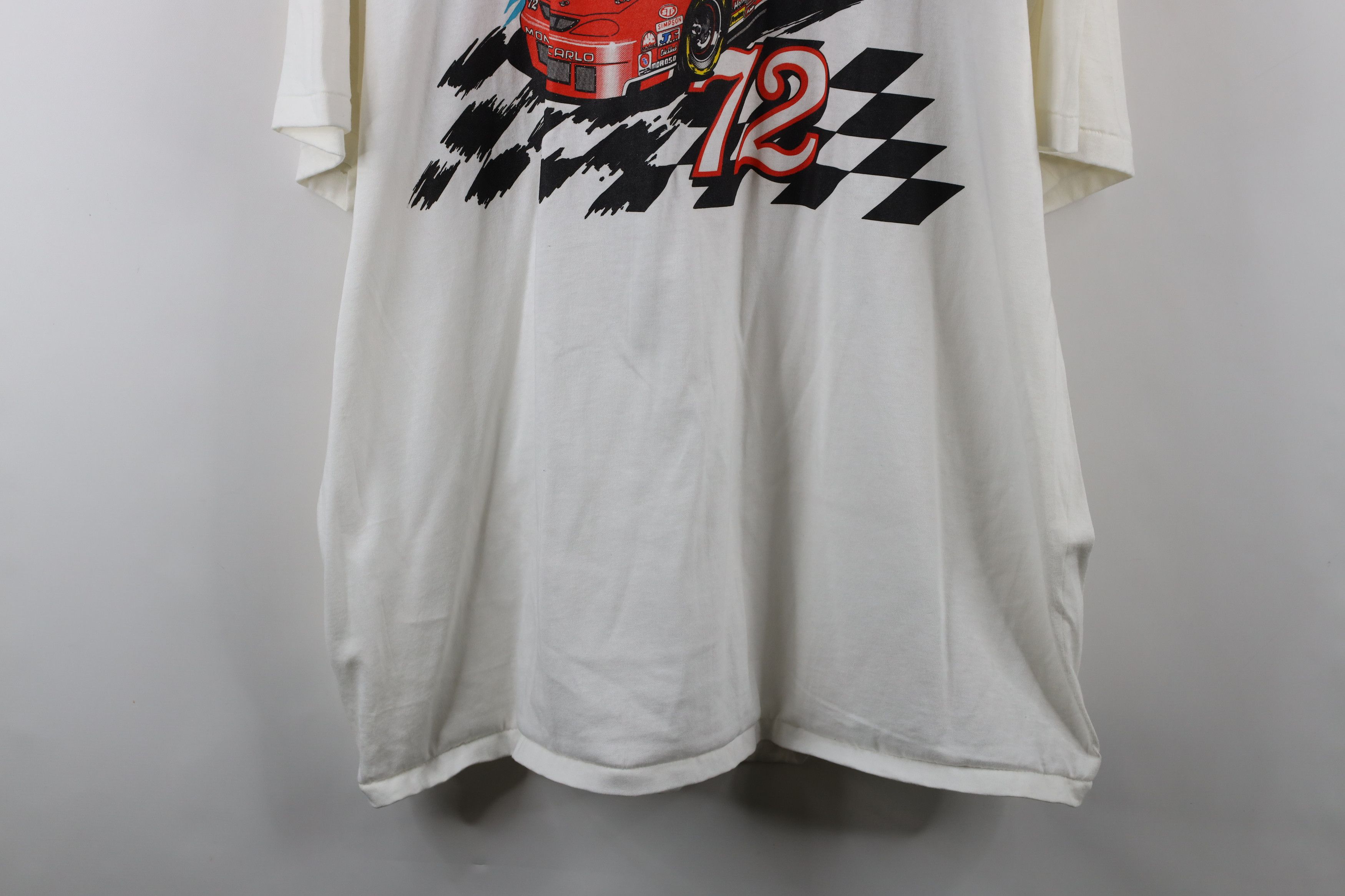 Vintage Vintage 90s Tracy Leslie Detroit Gasket Racing T-Shirt White Size US XXL / EU 58 / 5 - 3 Thumbnail