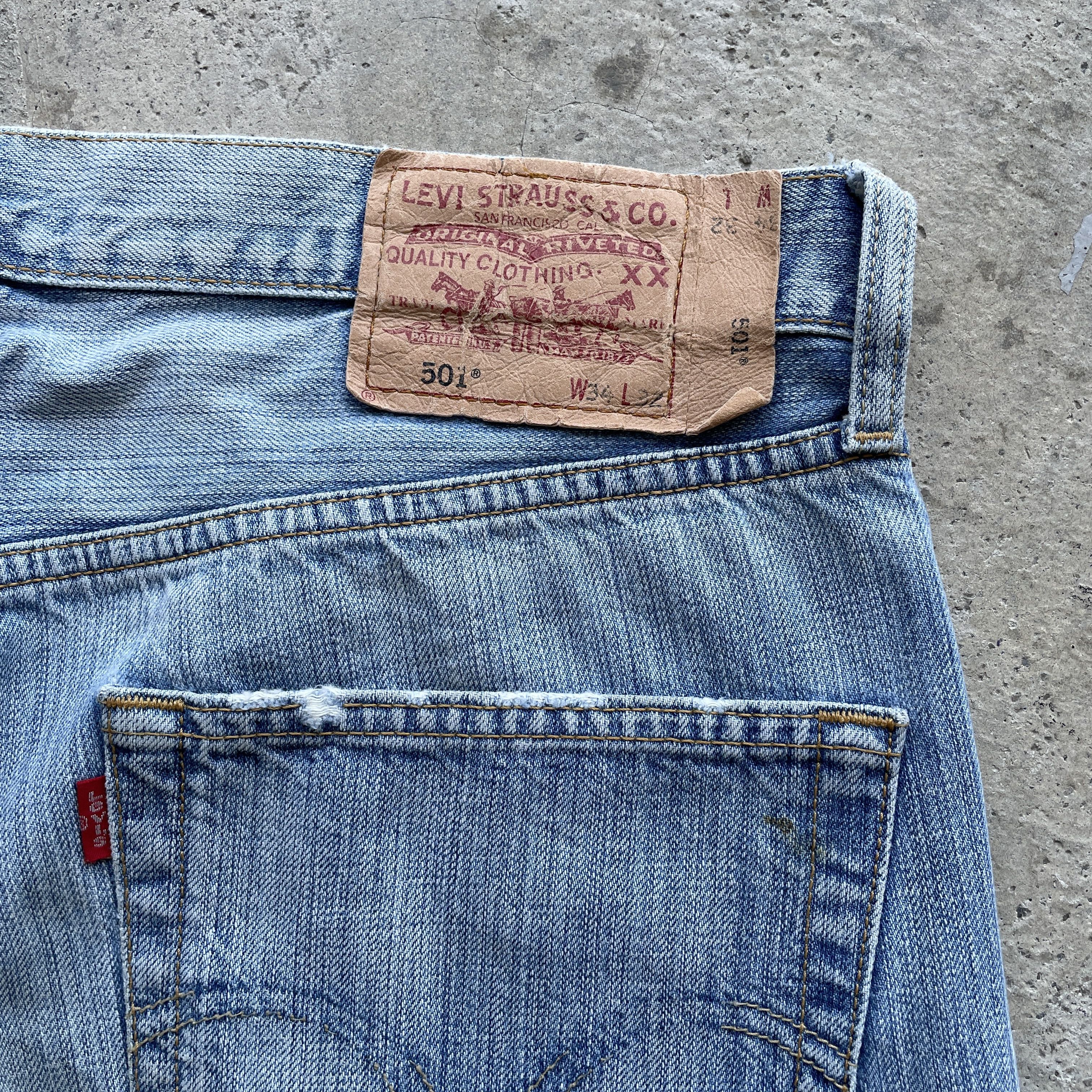 Levi's Vintage Levi’s 501 Lightwashed Denim Faded Jeans Pants W34 Size US 34 / EU 50 - 8 Thumbnail
