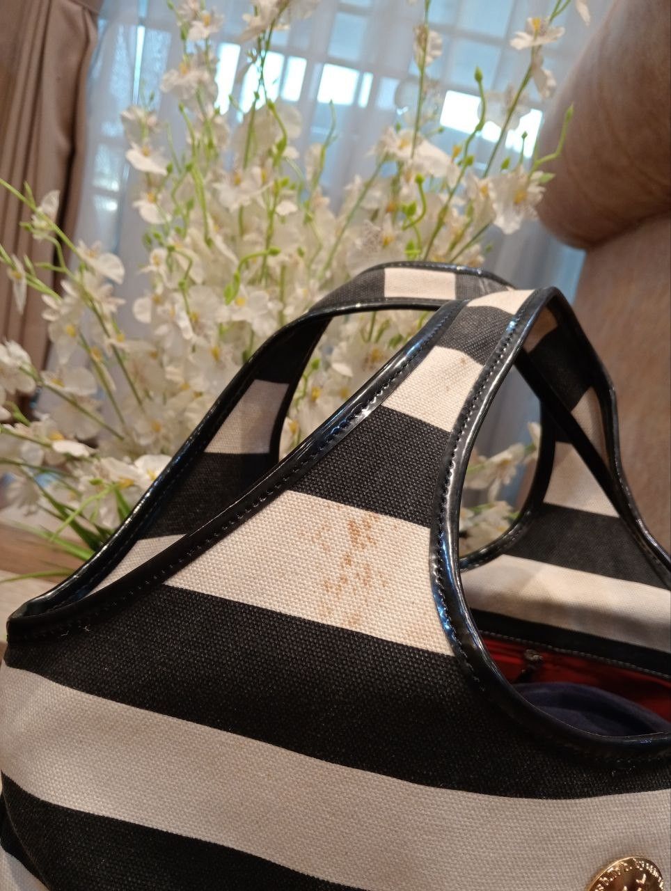 agnes b. TO B by AGNES B. STRIPED TOTE BAG Size ONE SIZE - 5 Thumbnail