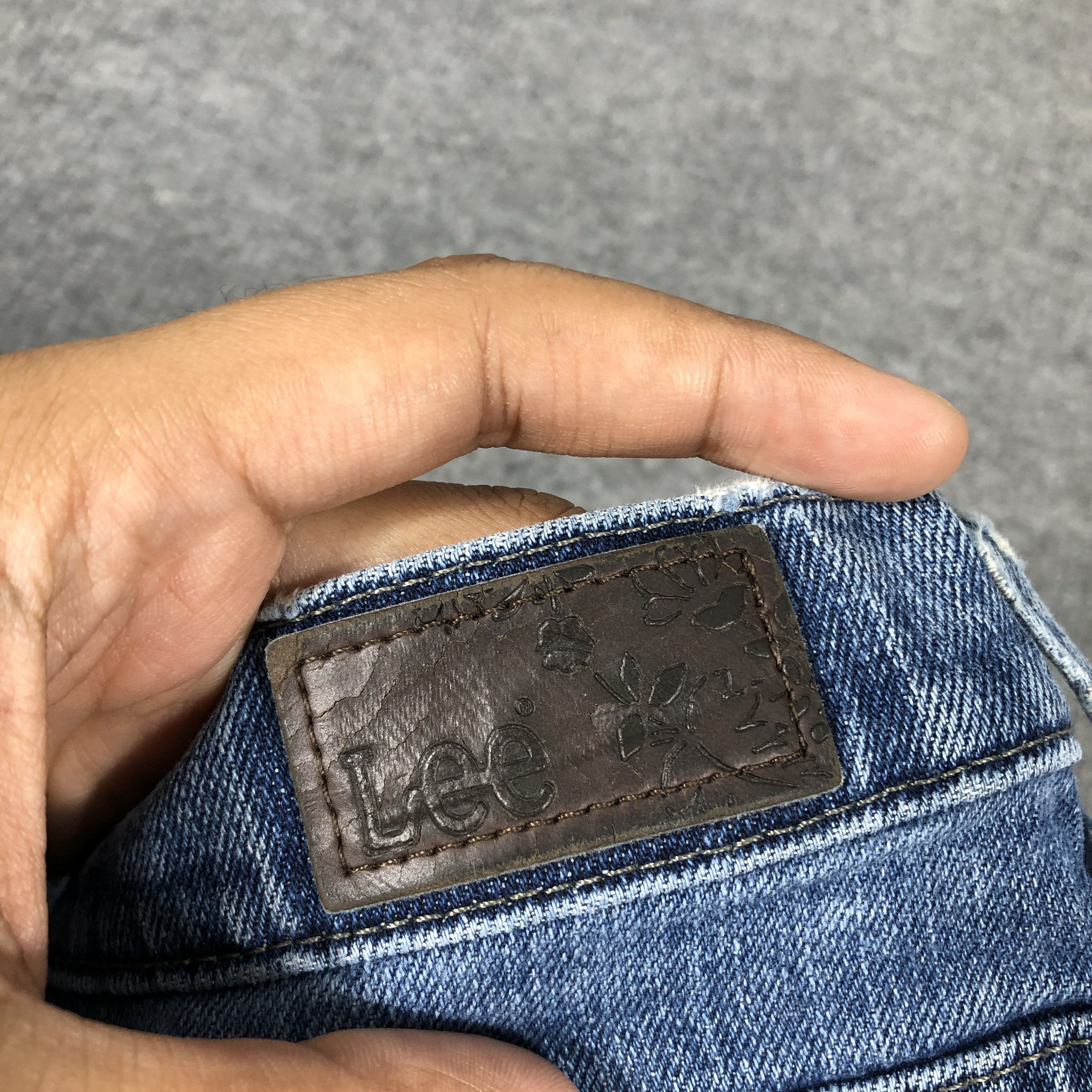 Lee × Vintage Womens Vintage Lee Jeans Relaxed Straight L861W Size 33" - 8 Thumbnail
