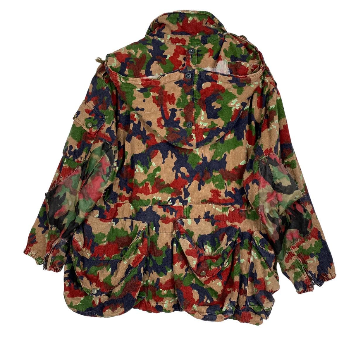 Army Of Me VINTAGE SWISS ARMY COMBAT HEAVYWEIGHT JACKET M83 ALPENFLAGE Size US XL / EU 56 / 4 - 11 Thumbnail