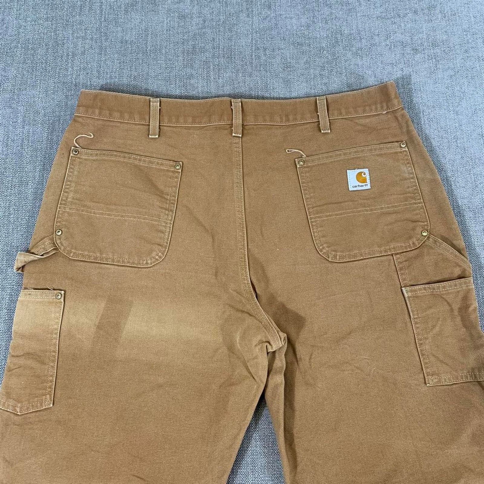 Carhartt Carhartt brown double knee pants Size US 40 / EU 56 - 1 Thumbnail